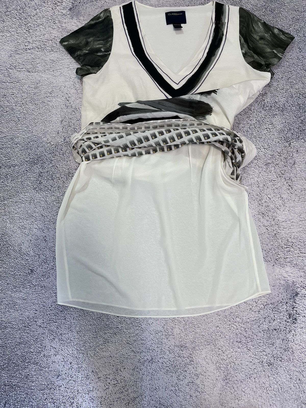 Roberto Cavalli Class Roberto Cavalli Silk Cotton Dress Short Sleeve IT46 Size L / US 10 / IT 46 - 8 Thumbnail