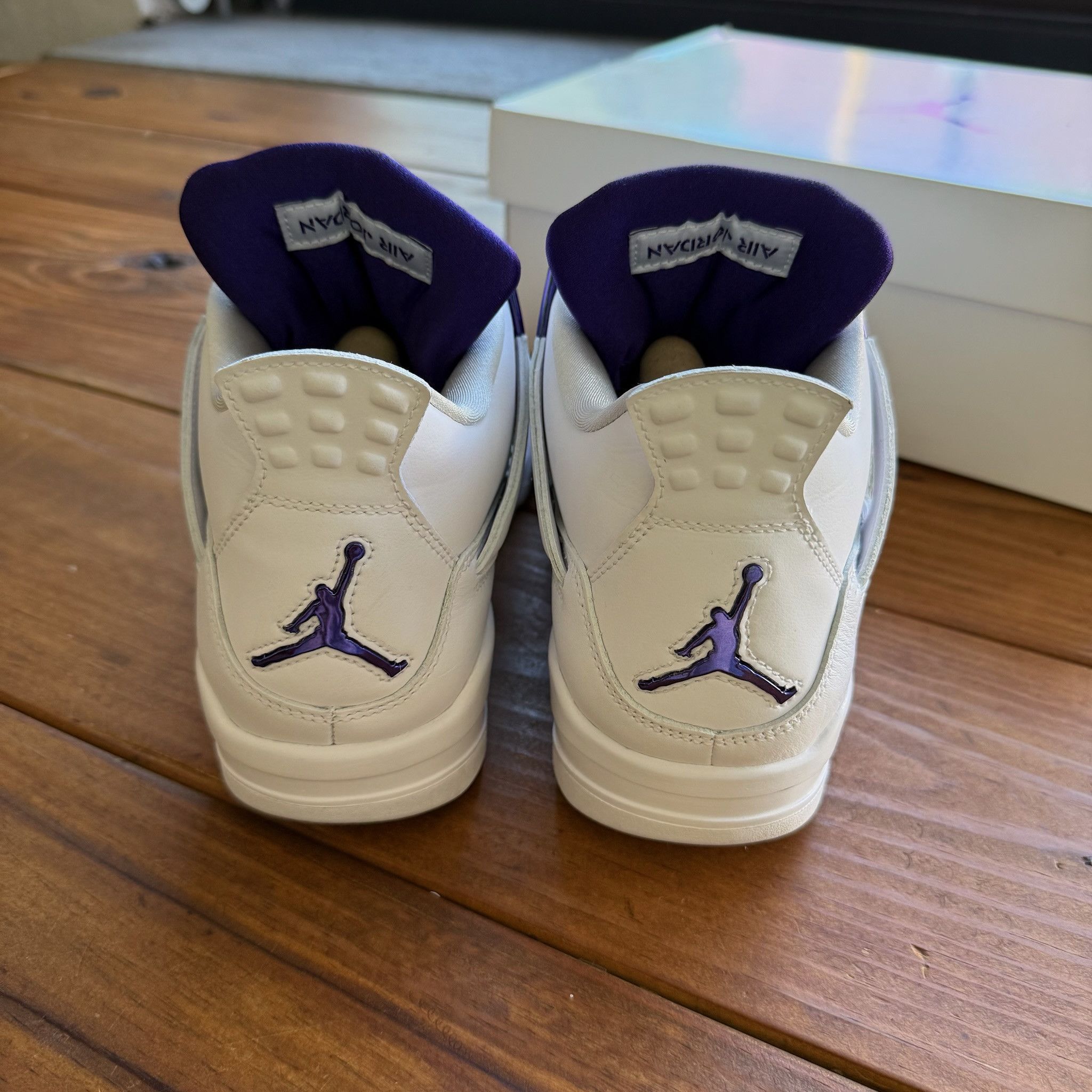 Jordan Brand Size 9 - Jordan 4 Retro 'Purple Metallic' Size US 9 / EU 42 - 6 Thumbnail