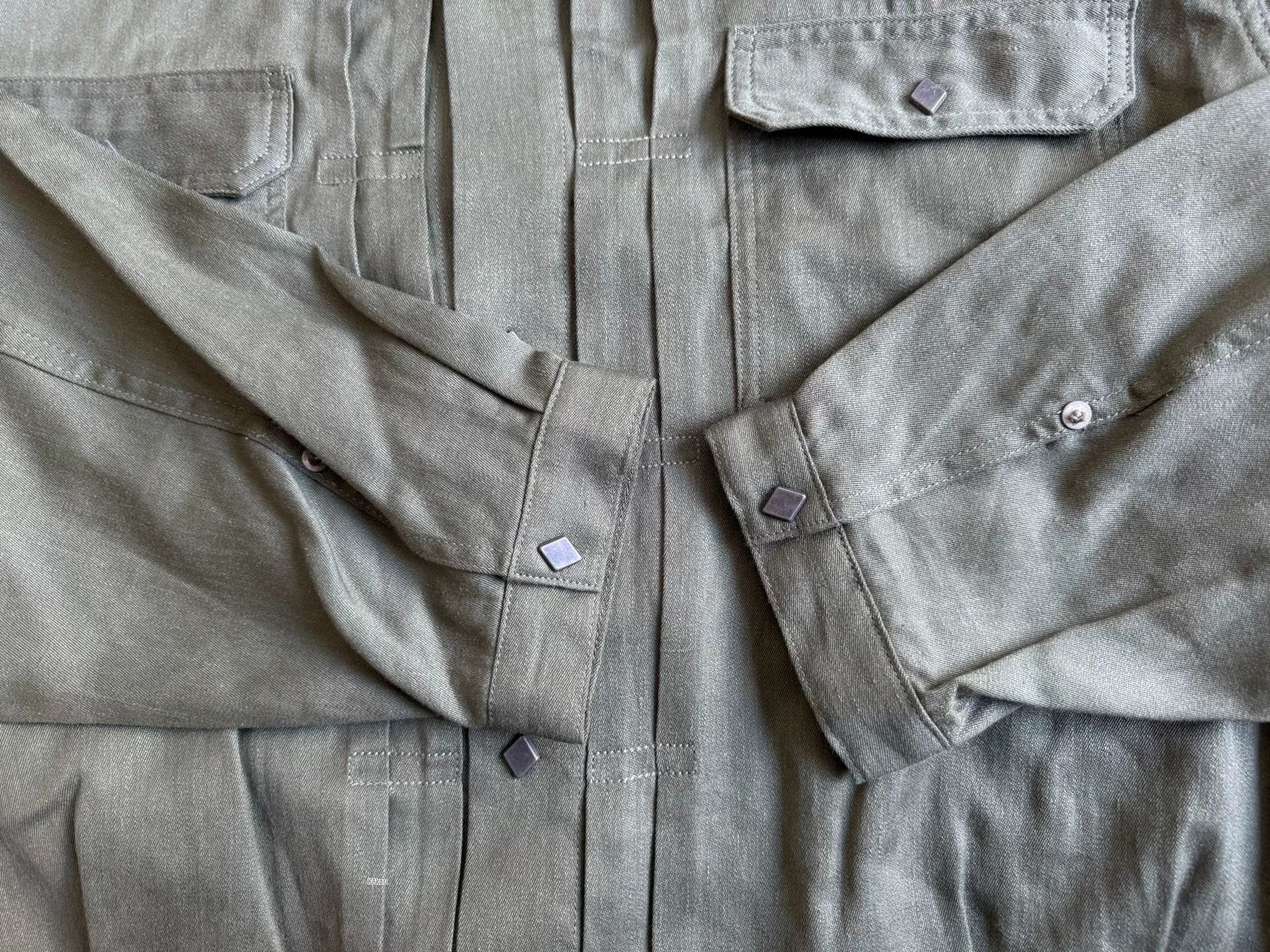Visvim VISVIM 24SS 101XX Denim Linen Wool Jacket Size US XL / EU 56 / 4 - 8 Thumbnail