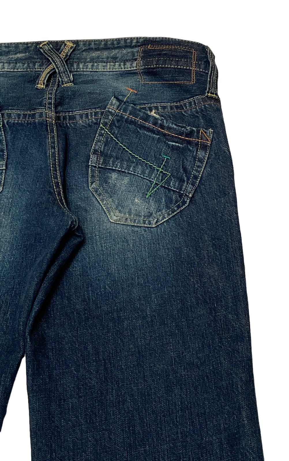 Japanese Brand × Vintage Vintage Brand Love Cuetieen Flared Jeans 2000s Size US 32 / EU 48 - 7 Thumbnail