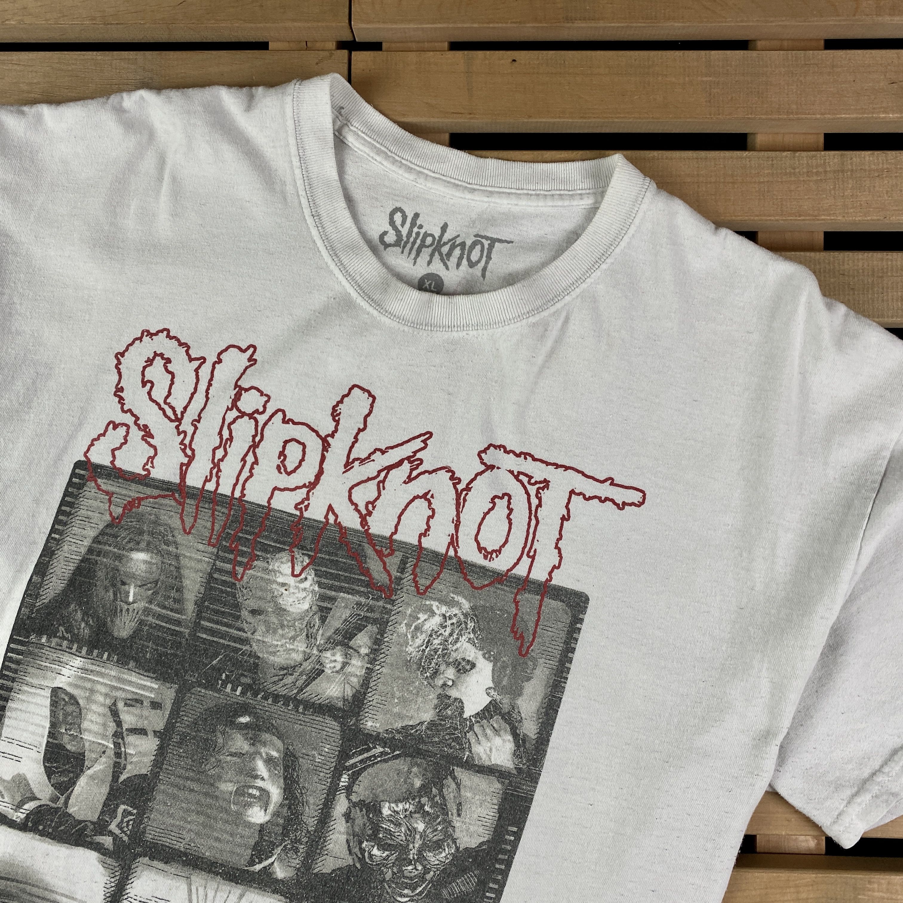 Band Tees × Slipknot × Vintage Men’s Rock T-Shirt Slipknot Tour 2020 Vintage Size XL Size US XL / EU 56 / 4 - 2 Thumbnail