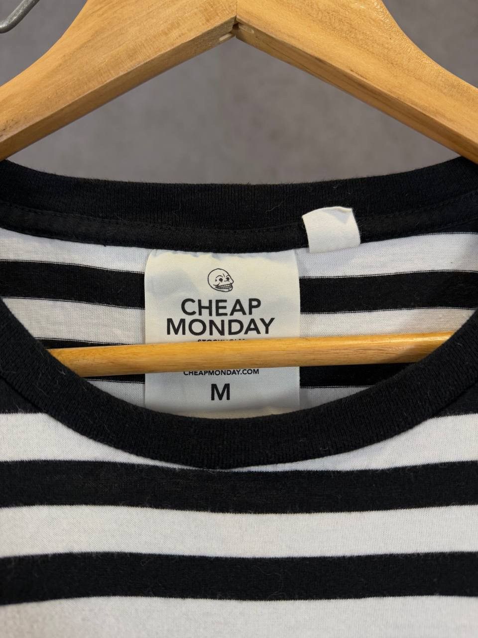 Cheap Monday × Designer Cheap Monday designer big center logo striped tee Size US M / EU 48-50 / 2 - 4 Thumbnail