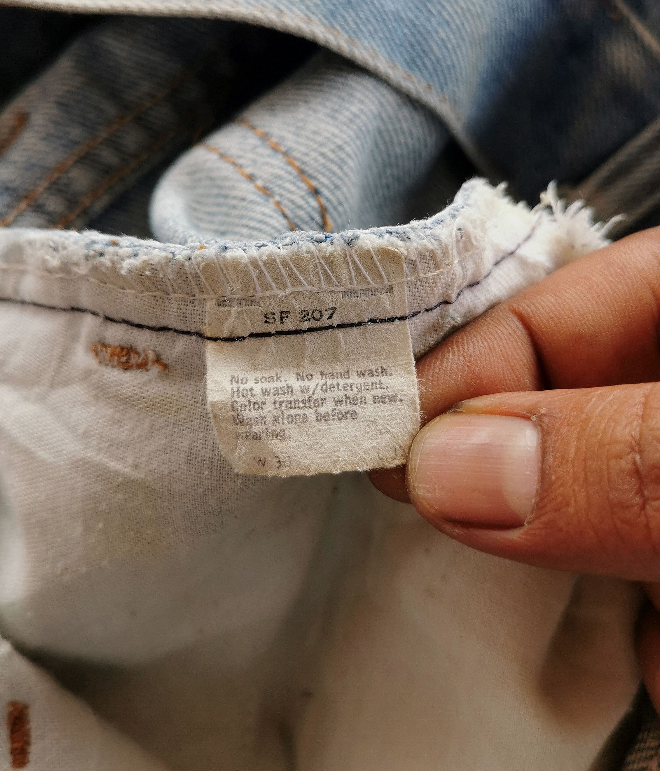 Levi's 70s-80s era LEVIS flare vintage orange tag RARE Size US 30 / EU 46 - 7 Thumbnail