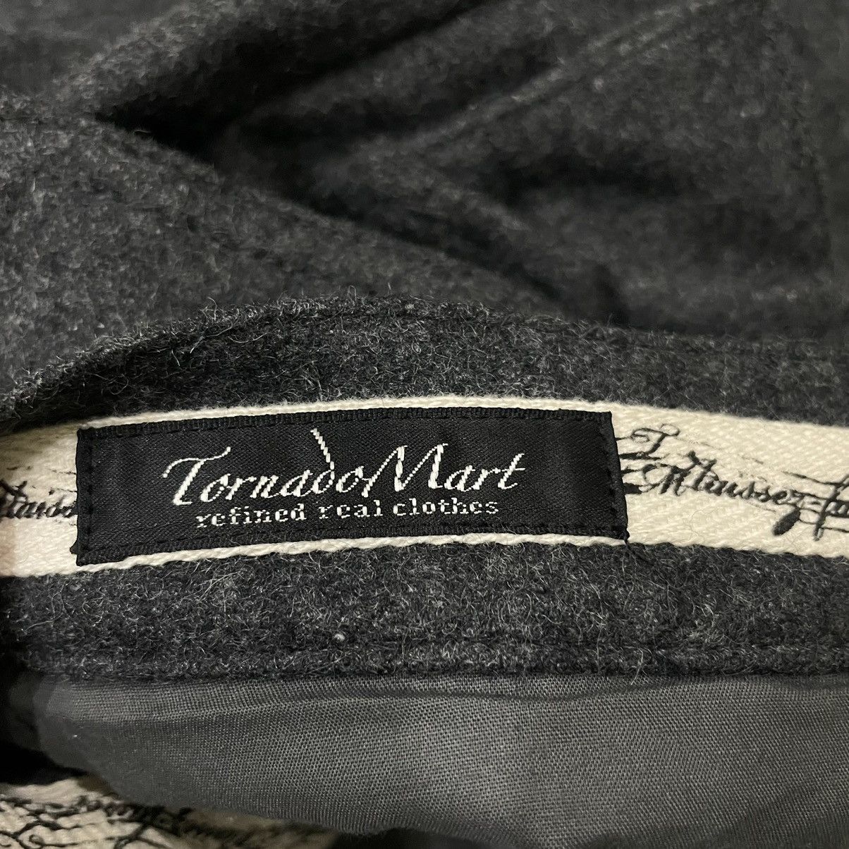 Tornado Mart Vintage Tornado Mart Bondage Cargo Tactical Wool Pants Size US 33 - 21 Thumbnail