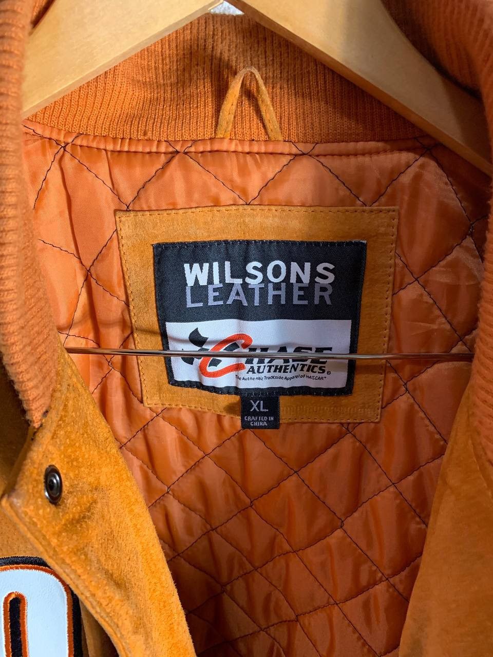 Vintage × Wilsons Leather VERY RARE WILSONS LEATHER BOMBER RACING THE HOME DEPOT Y2K Size US XL / EU 56 / 4 - 6 Thumbnail
