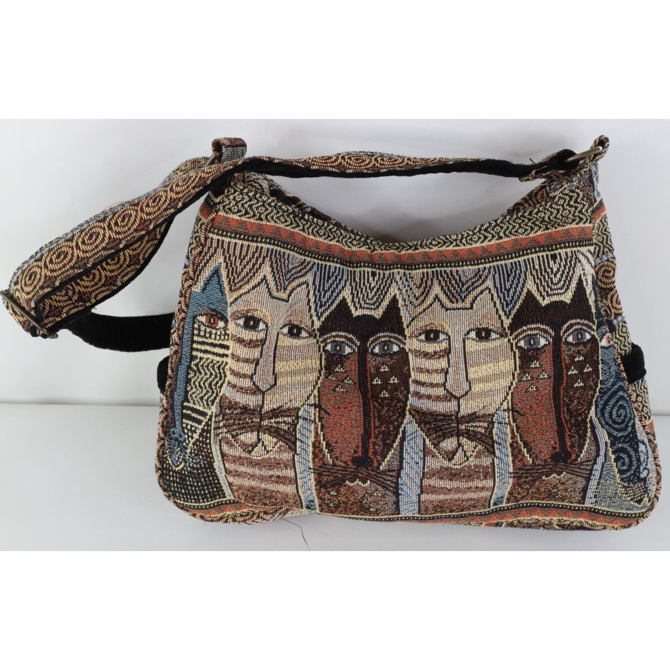 Vintage Vintage 90s Y2K Streetwear Cat Kitten Needlepoint Purse Size ONE SIZE - 1 Thumbnail