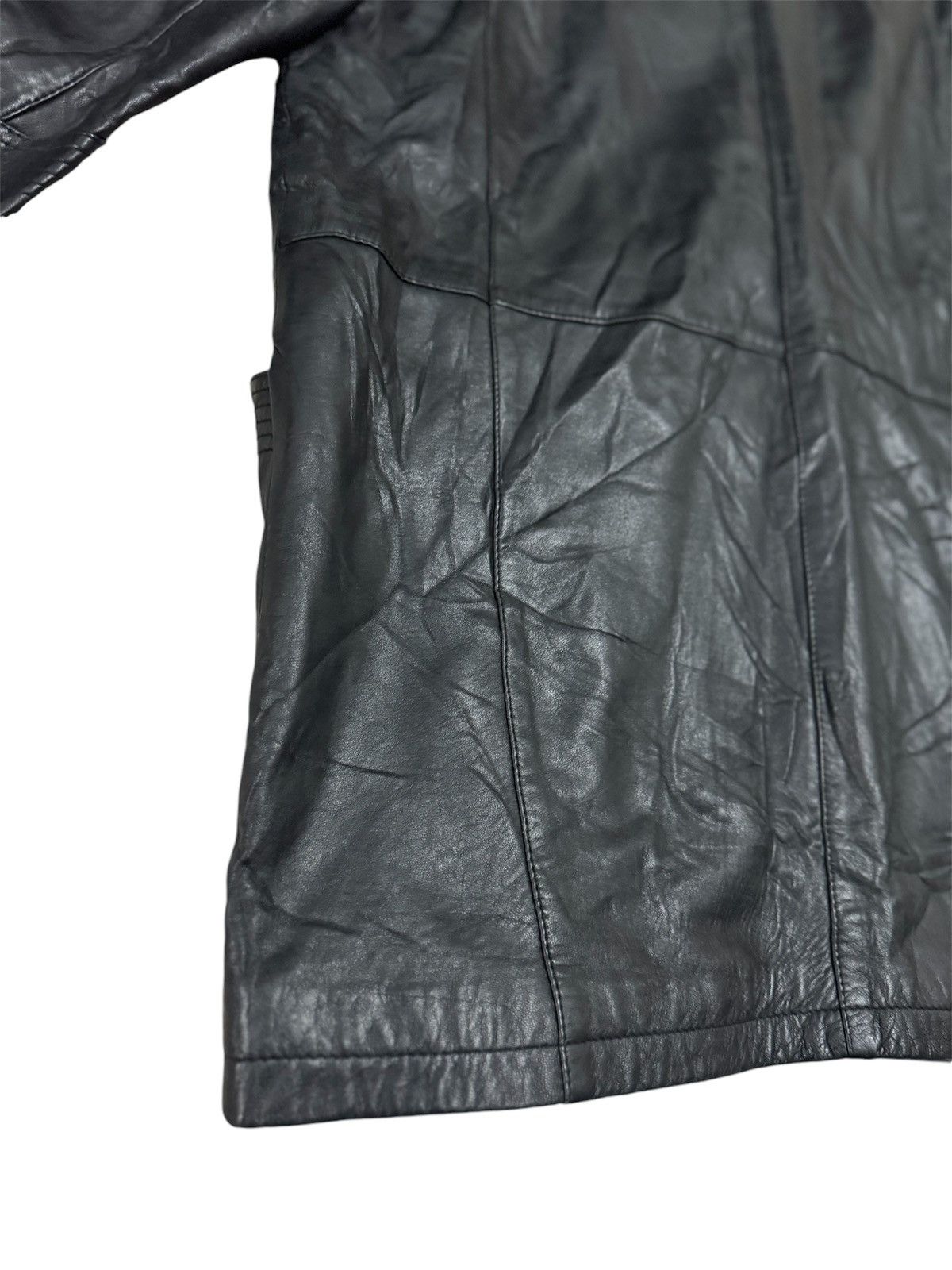 Japanese Brand × Vintage Vintage Harajuku Mother Long Leather Jacket Streetwear Size US M / EU 48-50 / 2 - 11 Thumbnail