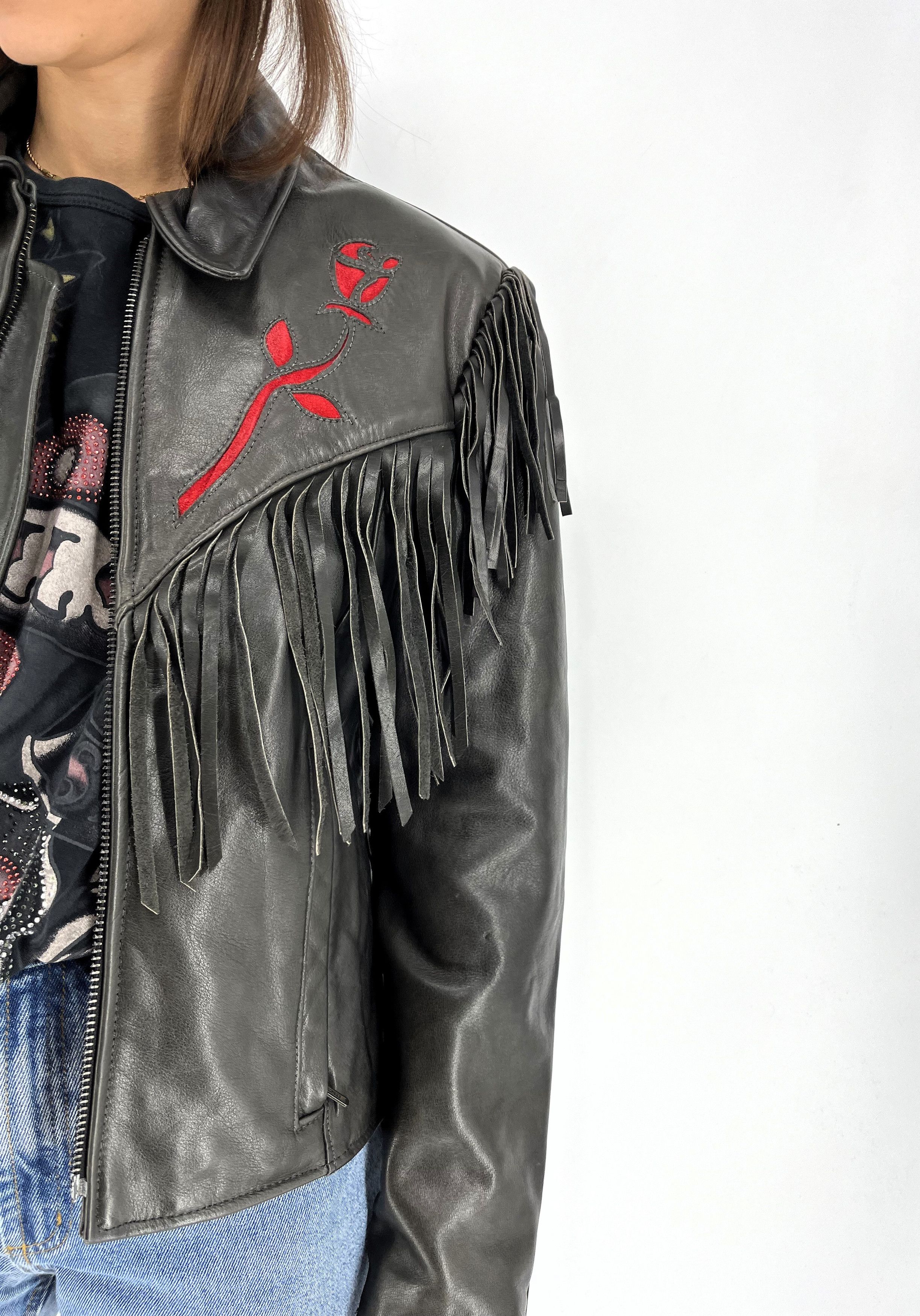Vintage Vintage 90s Black Protech Leather Apparel Motortcycle Biker Size XL / US 12-14 / IT 48-50 - 4 Thumbnail