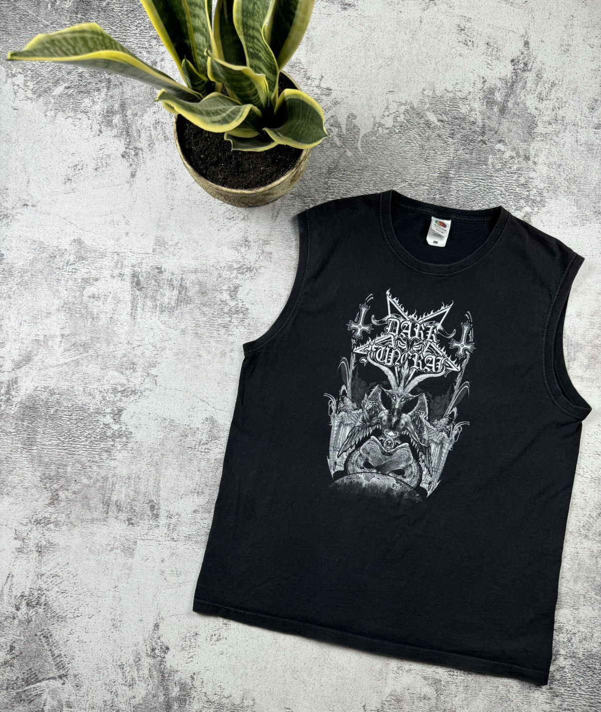 Band Tees Vintage 90S Dark Funeral Vest Tee T Shirt Devil Merch Hype Size US L / EU 52-54 / 3 - 2 Thumbnail