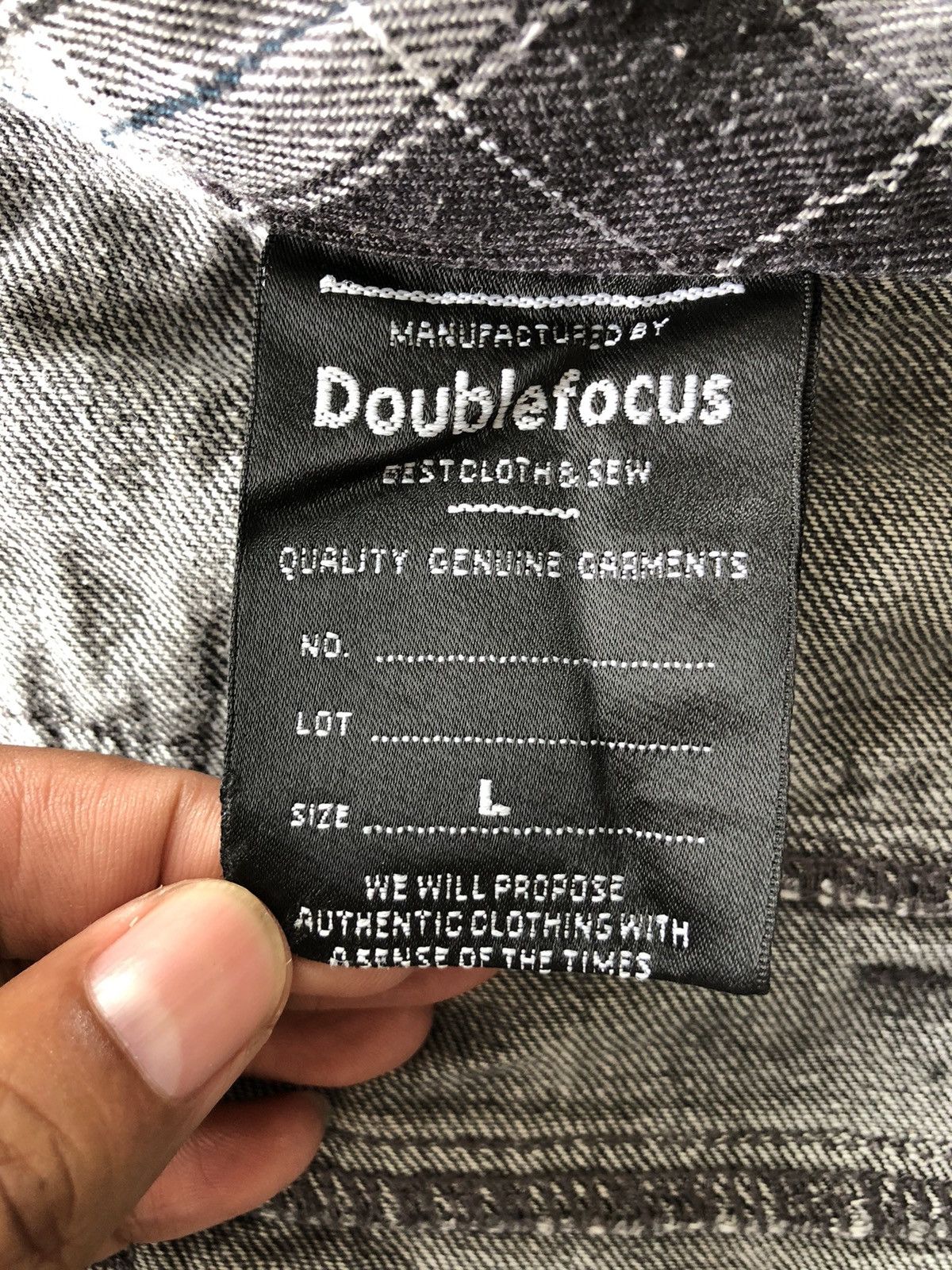 Hysteric Glamour Japanese Double Focus Double Waist Distressed Jeans Size US 33 - 17 Thumbnail
