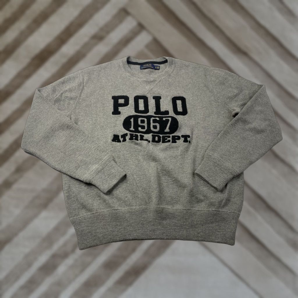Polo Ralph Lauren Polo Ralph Lauren Sweater Athletic Men S Grey 1992 1967 Stadium CP-93 RRL Polo Ralph Lauren Athletic Dept. Sweater S Grey Mens Size US S / EU 44-46 / 1 - 1 Thumbnail