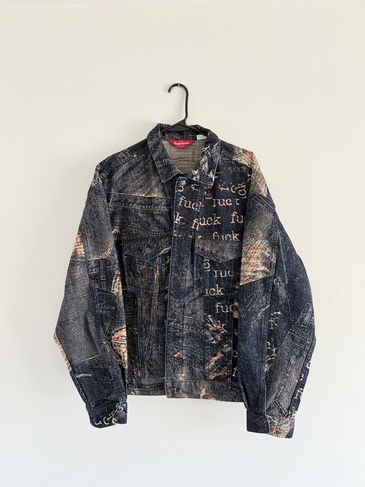 Burberry × Supreme Supreme Burberry Denim Trucker Jacked Washed