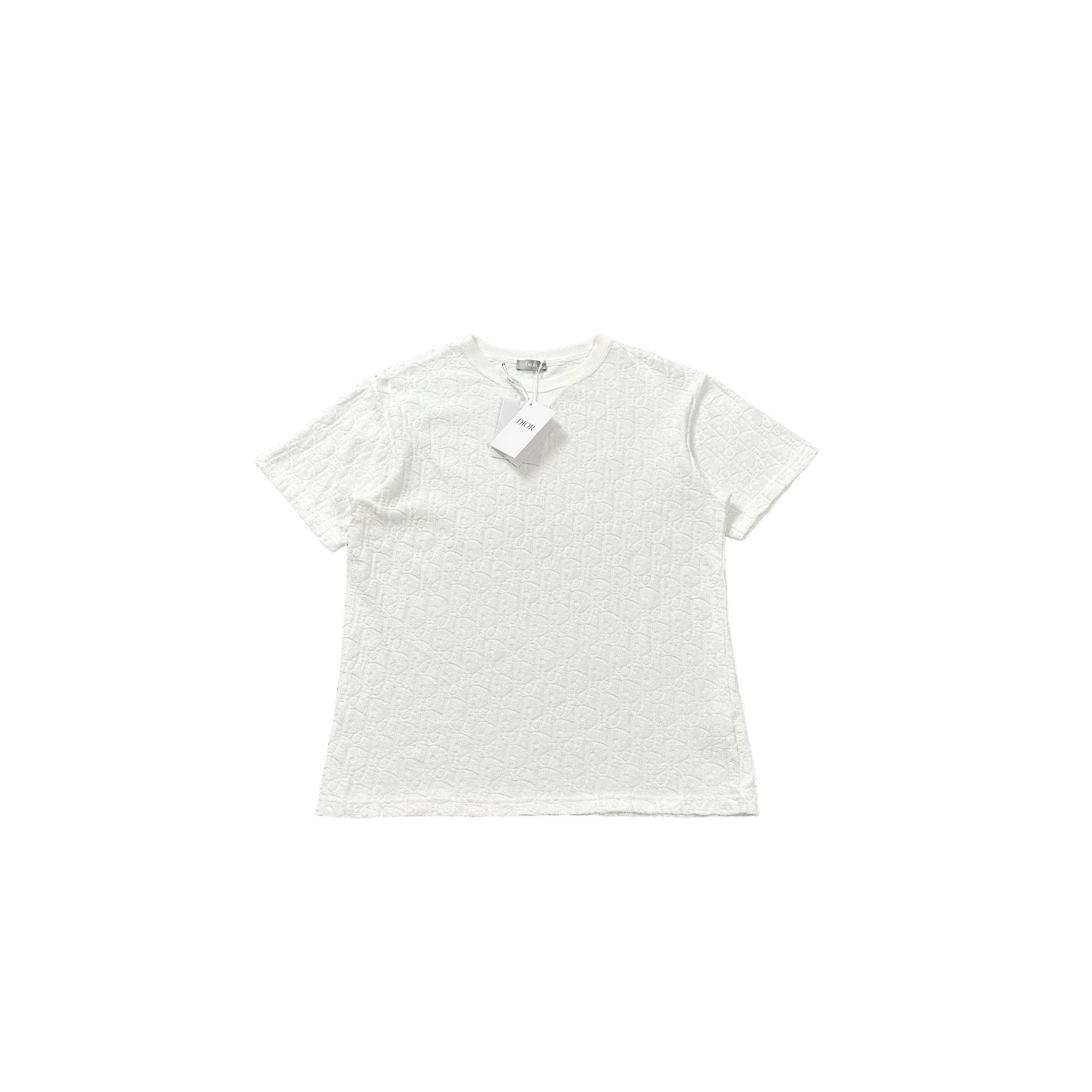 Dior Dior Oblique Towel Knit T-Shirt Size S Size US S / EU 44-46 / 1 - 1 Thumbnail