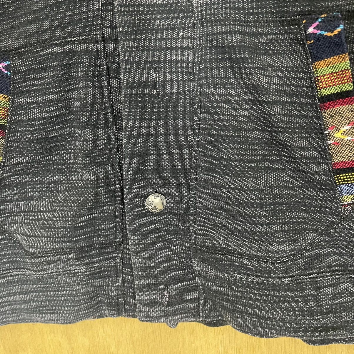 Japanese Brand Vintage Power To The People Cardigan Knit Cardigan Size L Size US L / EU 52-54 / 3 - 8 Thumbnail
