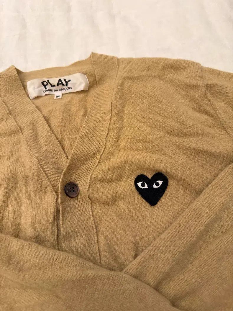 Comme des Garcons Comme Des Garcons Black Heart Logo Wool Cardigan Size M / US 6-8 / IT 42-44 - 3 Thumbnail