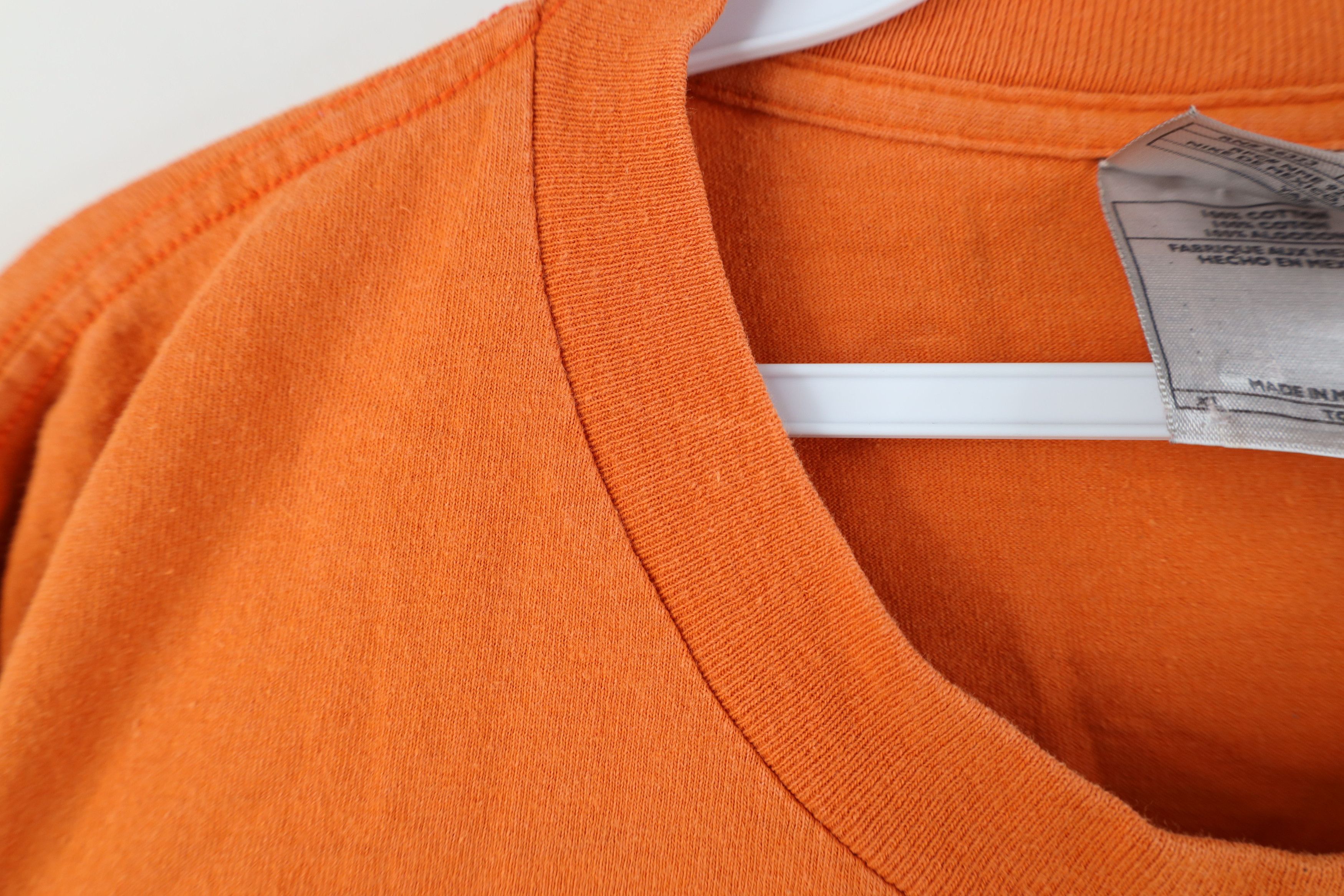Nike Vintage Y2K Nike Center Swoosh Long Sleeve T-Shirt Orange Size US XL / EU 56 / 4 - 7 Thumbnail