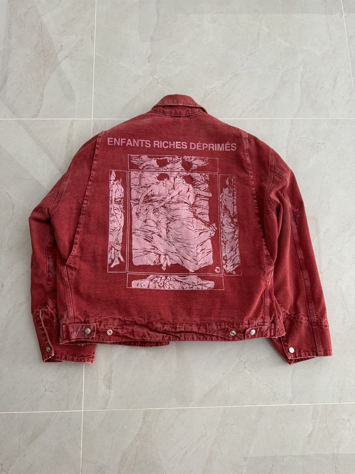 Enfants Riches Deprimes *RARE* Enfants Riches Deprimes Italian Romance Red Jacket Size US L / EU 52-54 / 3 - 1 Thumbnail