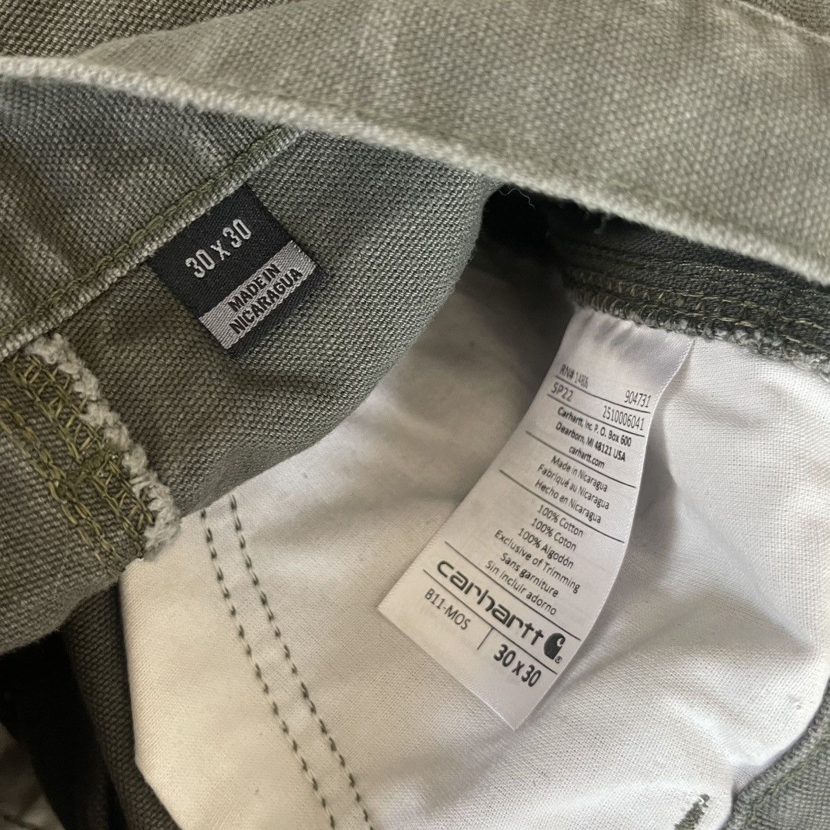Carhartt Carhartt Washed Army Green 8 Pocket Pants Size US 30 / EU 46 - 6 Thumbnail