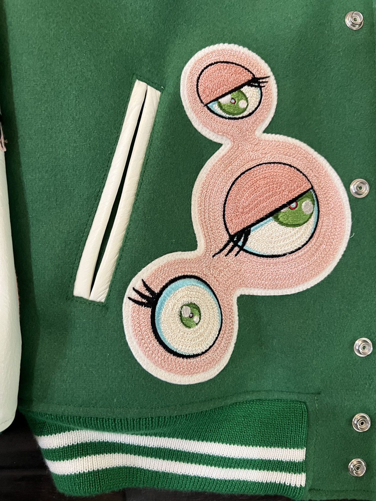 Saint Michael SAINT Mxxxxxx Michael x Takashi Murakami “Me Me Me” Varsity Size US L / EU 52-54 / 3 - 5 Thumbnail