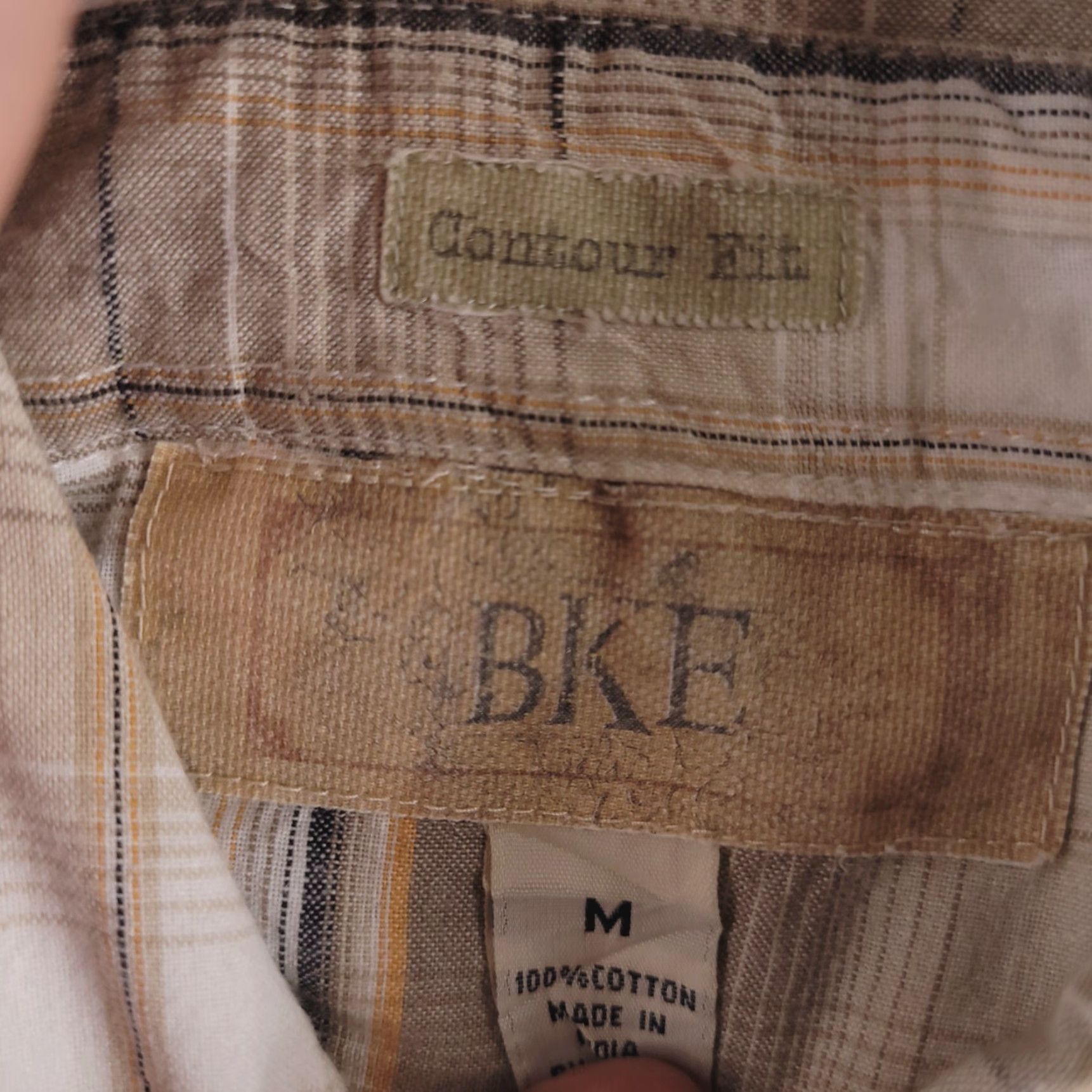 Vintage Buckle Shirt Mens Medium Brown Long Sleeve Button Snap Plaid Shirt Size US M / EU 48-50 / 2 - 4 Thumbnail