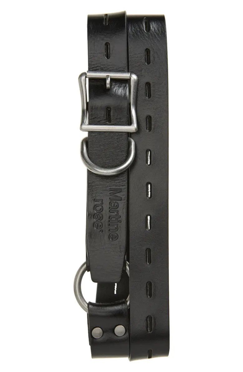 Martine Rose Martine Rose Leather bondage buckle belt Size ONE SIZE - 3 Thumbnail
