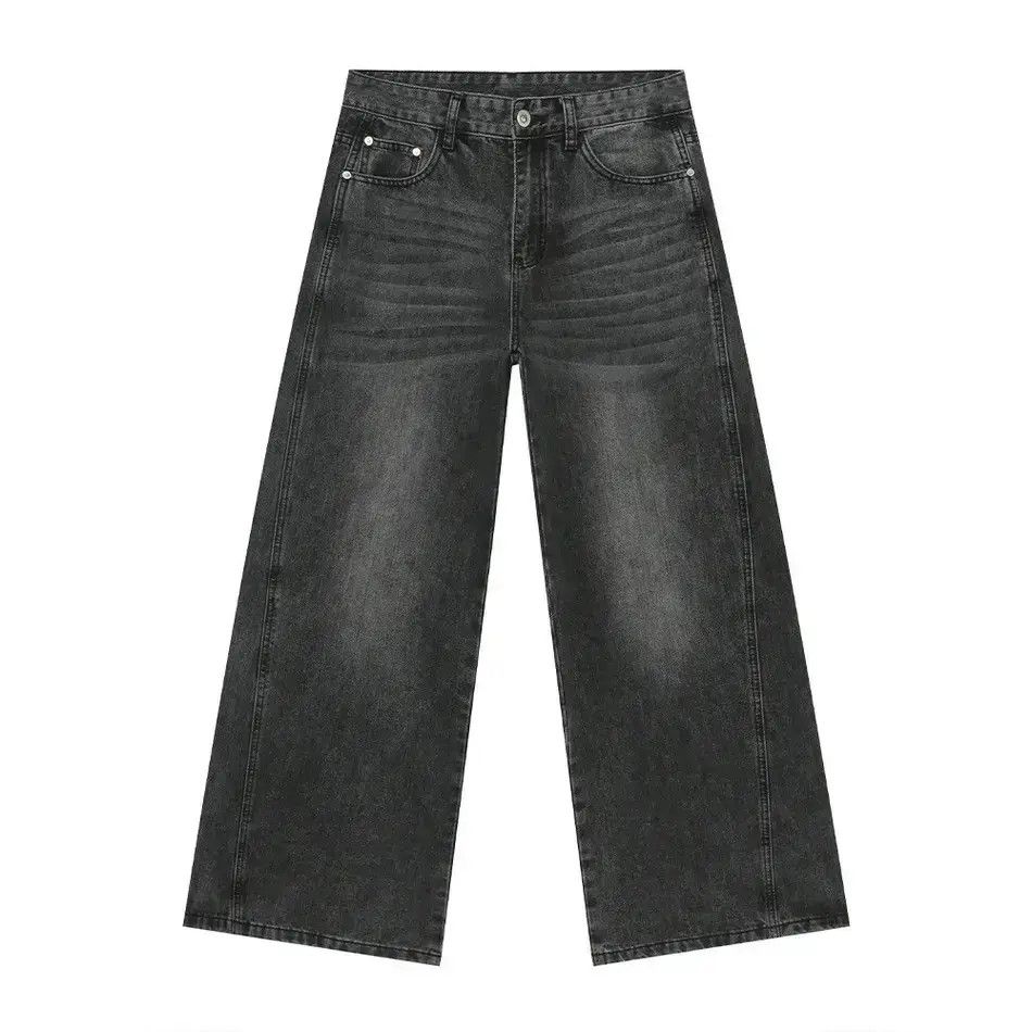 Japanese Brand Retro loose wide leg high street jeans Size US 32 / EU 48 - 5 Thumbnail