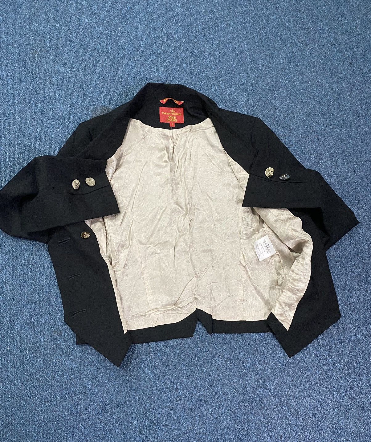 Vivienne Westwood Vivienne Westwood Double Breasted Silver Buttons Blazer Size XXS / US 00 / IT 34 - 4 Thumbnail