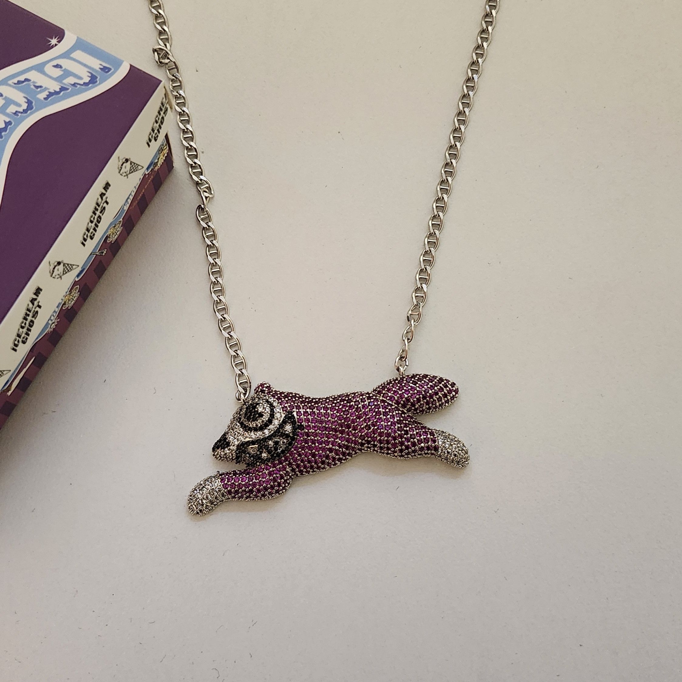 ジバニャン icecream×ghost シルバー925ペンダントトップ ジバニャン