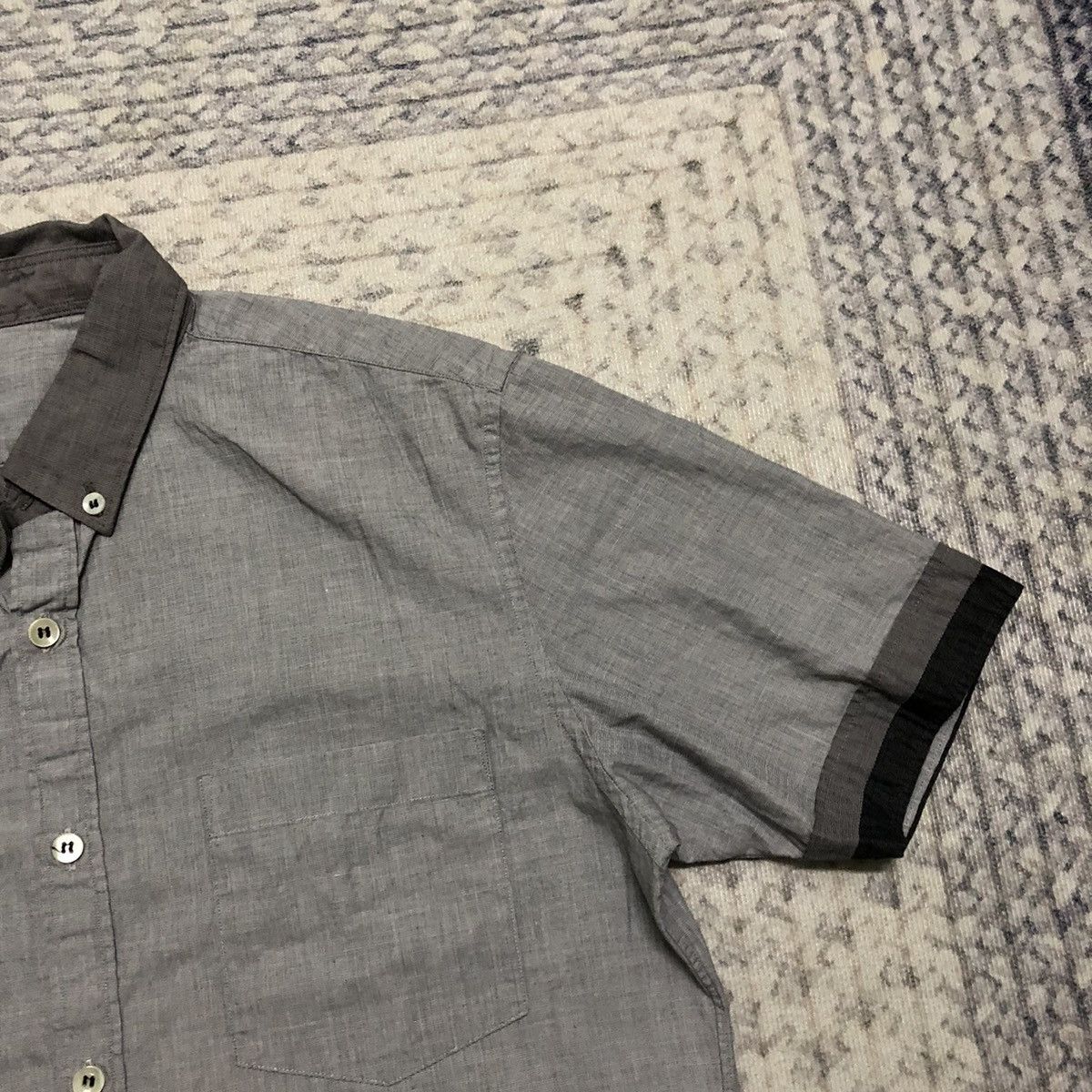 Japanese Brand × N.Hoolywood × Vintage Rare Distressed N. Hollywood Button Up Shirt Size US XS / EU 42 / 0 - 5 Thumbnail