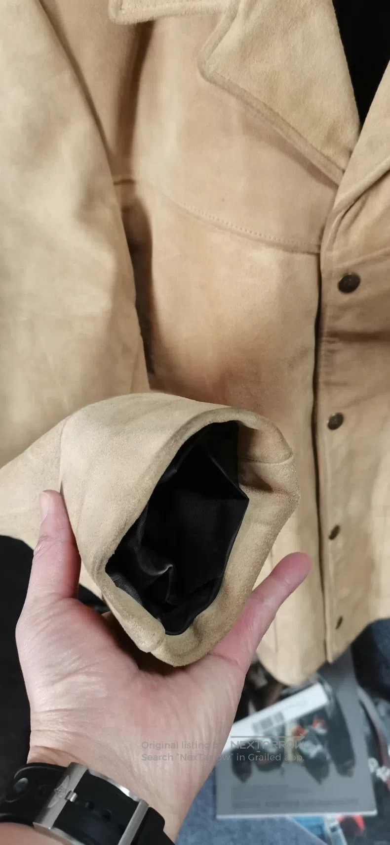 Schott Schott Suede cowhide American vintage four-corner lapel le Size US M / EU 48-50 / 2 - 6 Thumbnail