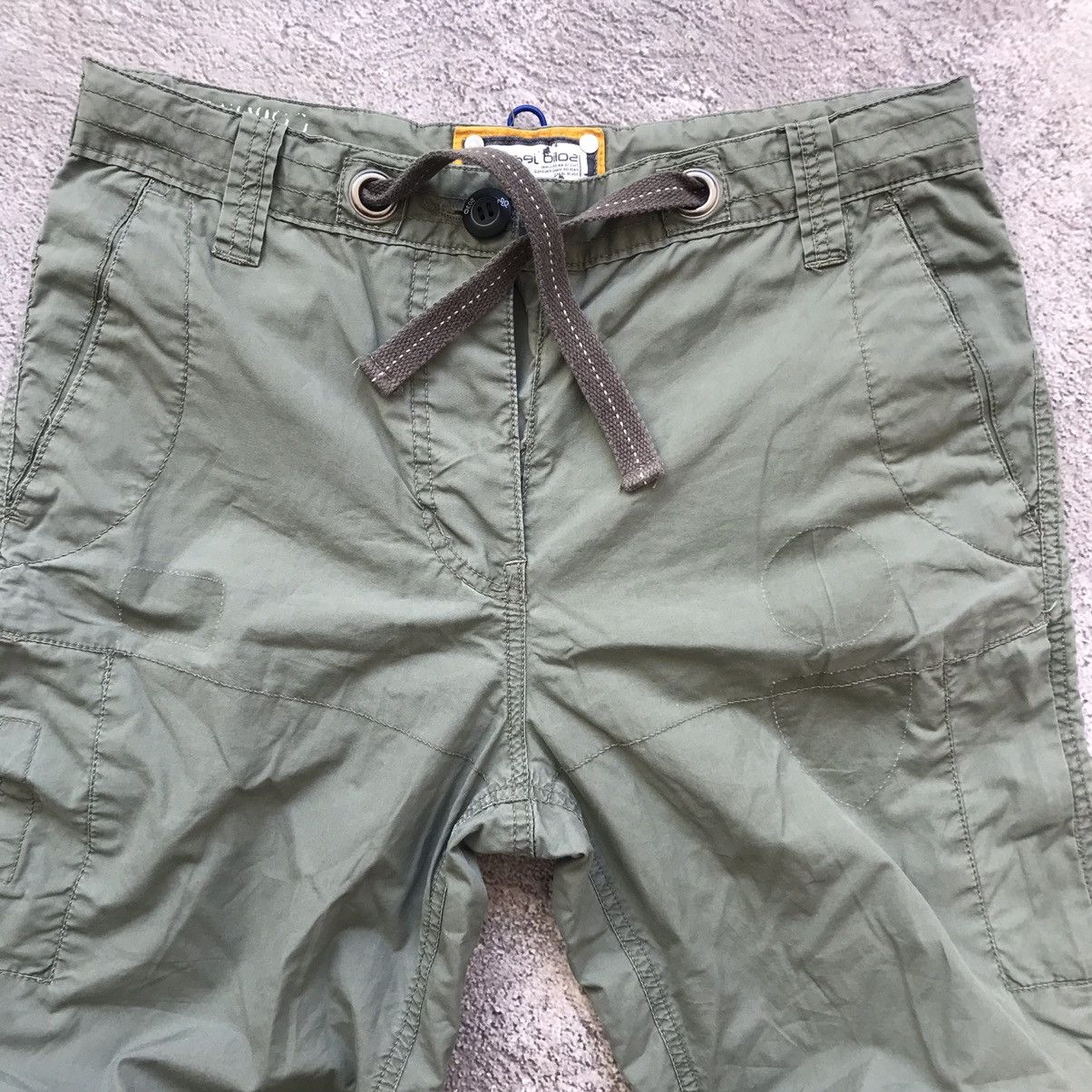 Vintage Vintage 90s Baggy Cargo Pants Flared Parachute Gorpcore 30 Size 30" / US 8 / IT 44 - 5 Thumbnail