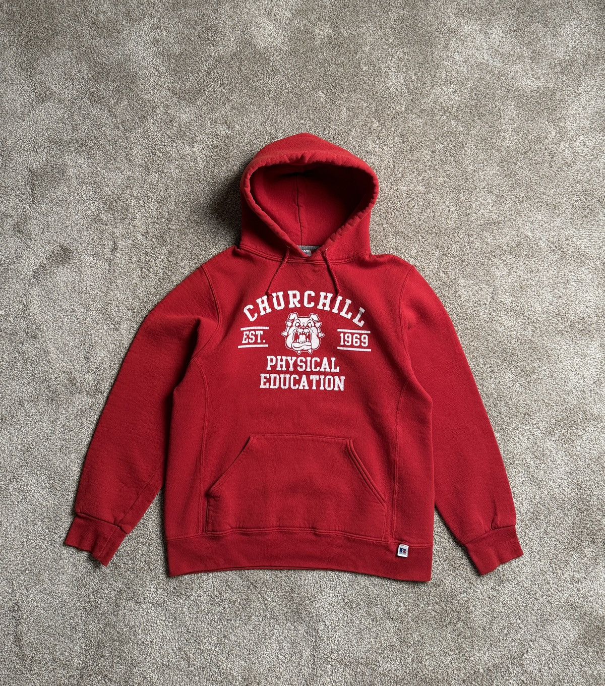 Russell Athletic RED VINTAGE STYLE “PHYS ED” RUSSELL ATHLETIC HOODIE Size US M / EU 48-50 / 2 - 1 Thumbnail