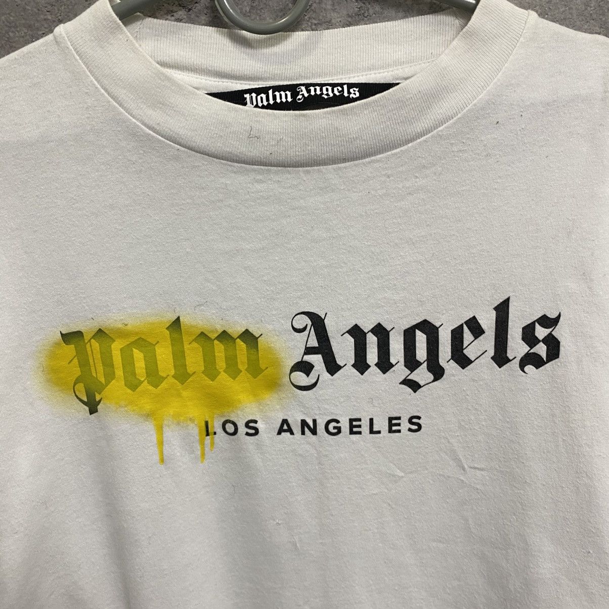 Palm Angels Palm Angels Los Angeles Sprayed Logo T-Shirt Size US L / EU 52-54 / 3 - 6 Thumbnail