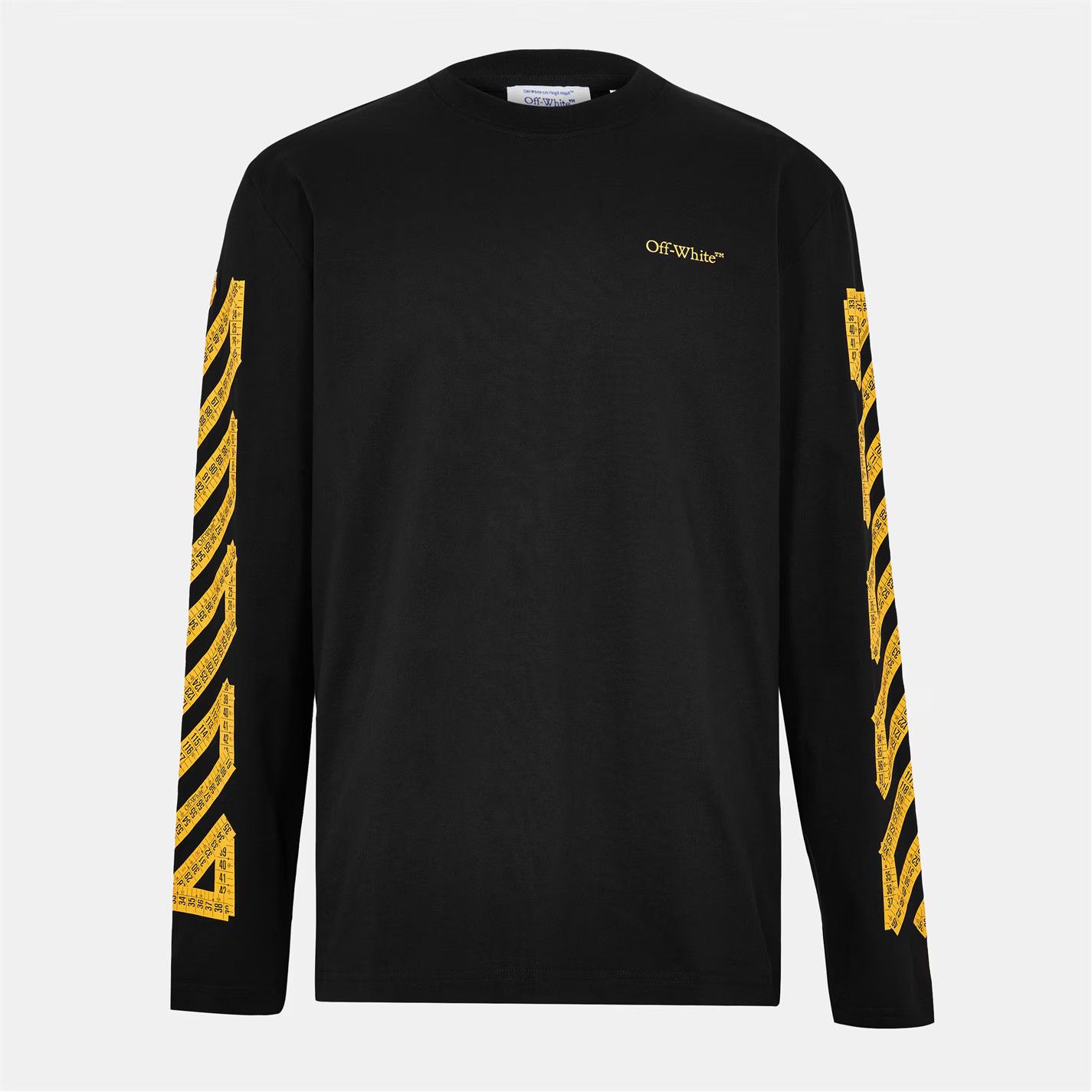 Off-White o1g2r1mq0226 Arrow Skate Long Sleeve T-Shirt In Black Size US M / EU 48-50 / 2 - 1 Thumbnail