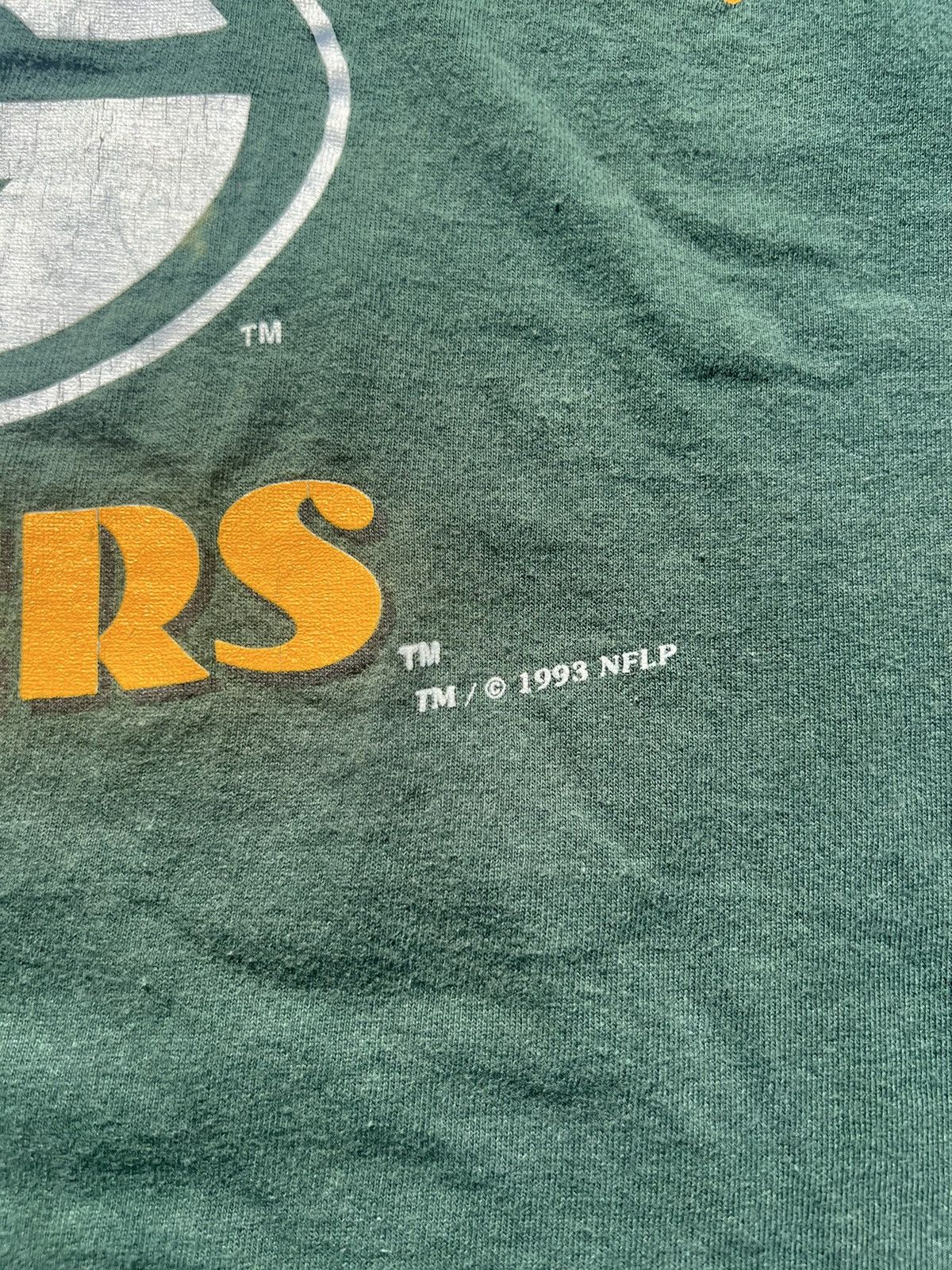 Nutmeg × Vintage Vintage Green Bay Packers T-shirt Size US L / EU 52-54 / 3 - 3 Thumbnail