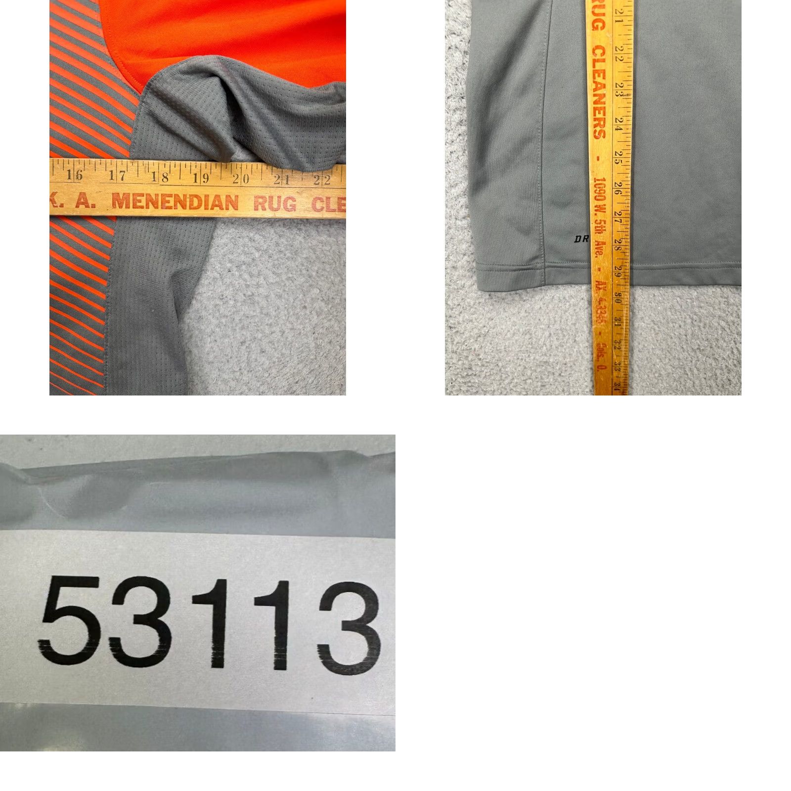 Nike Nike Shirt Mens Small Dri-Fit Orange Grey Colorblock Athletic Syracuse Orange Shirt Mens Small Nike Dri-FIT Colorblock Crew Neck Long Sleeve Athletics Size US S / EU 44-46 / 1 - 8 Thumbnail