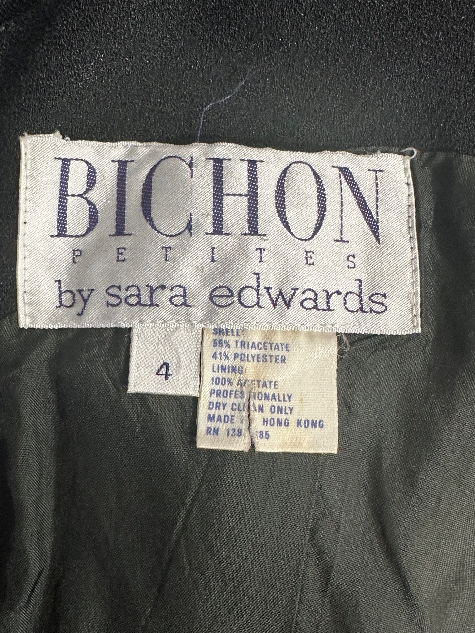 Other Bichon Petites by Sara Edwards Vintage 80's Cocktail Dress Size S / US 4 / IT 40 - 6 Thumbnail