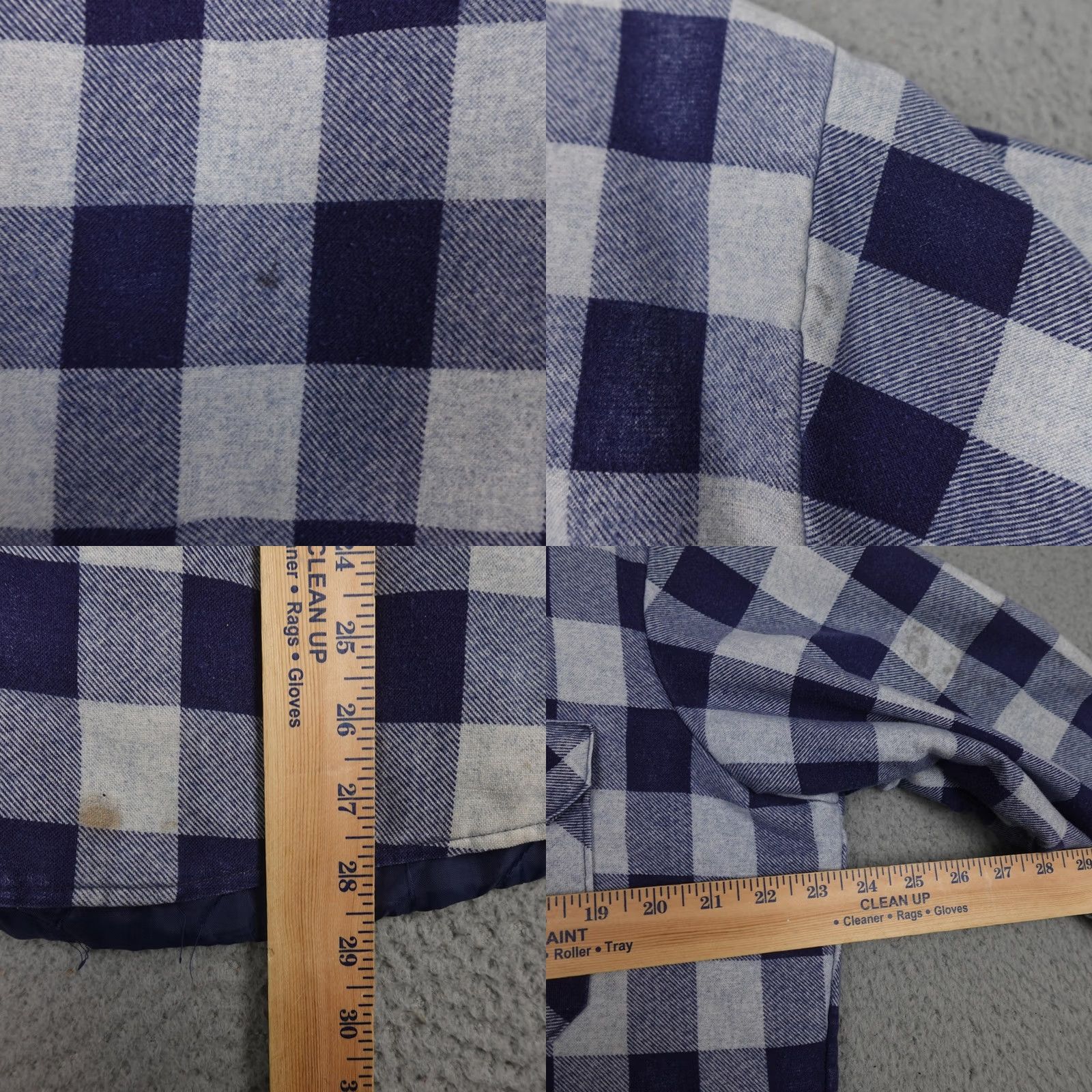 Vintage VINTAGE Fieldmaster Shirt Jacket Mens L Blue Plaid Quilted Shacket 90s Size US L / EU 52-54 / 3 - 11 Thumbnail
