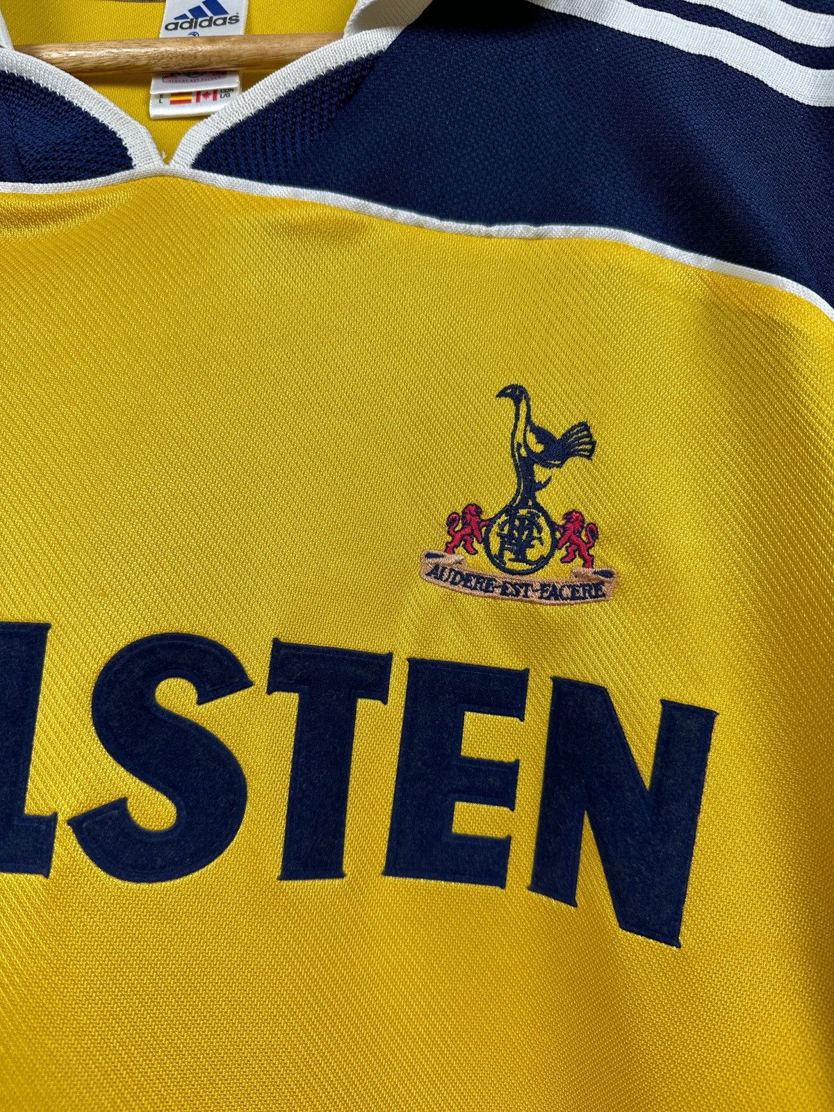 Adidas 1999/00 Adidas Tottenham Hotspur Vintage Away Jersey Size US L / EU 52-54 / 3 - 13 Thumbnail