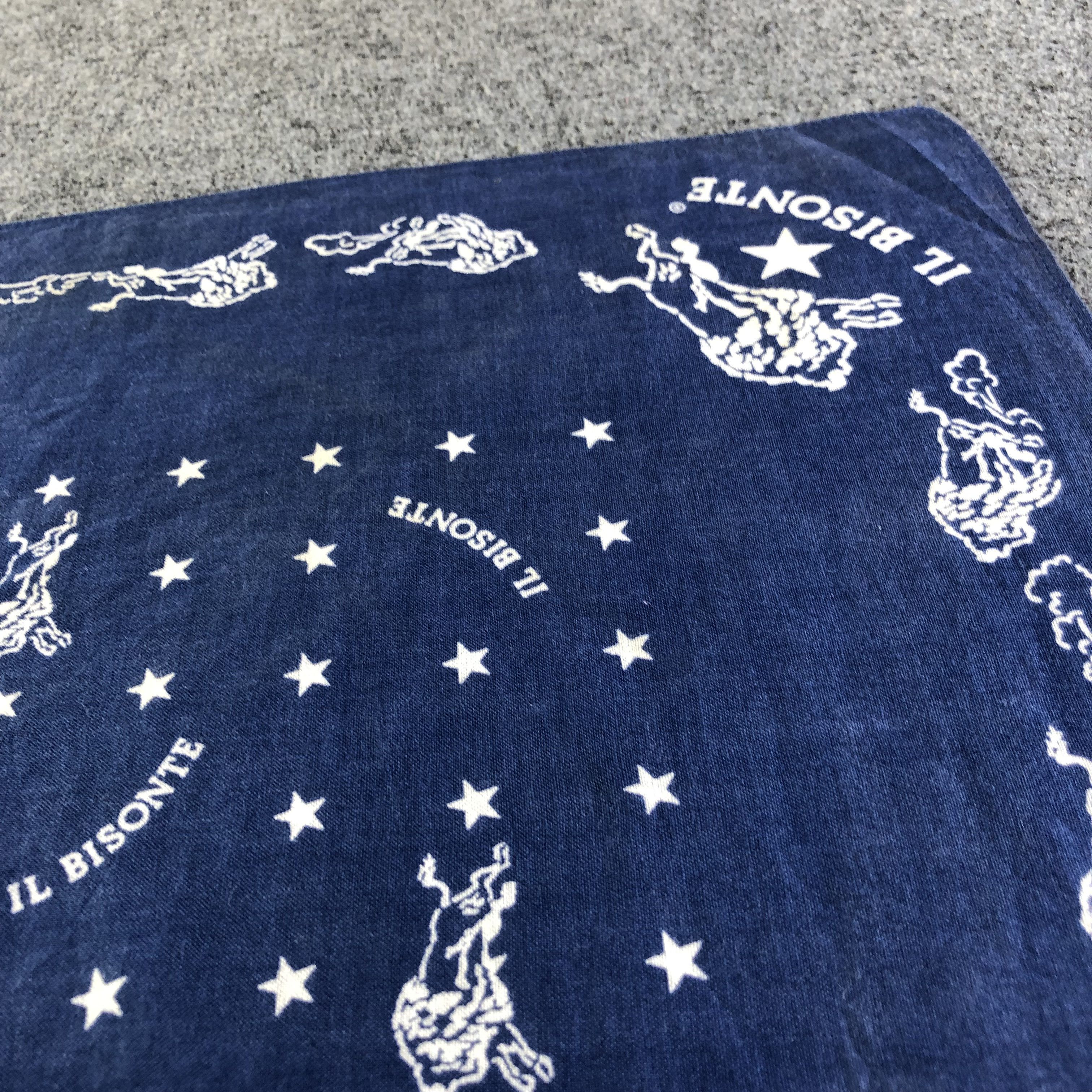Il Bisonte Il Bisonte Handkerchief Neckerchief Bandana H2324 Size ONE SIZE - 6 Thumbnail