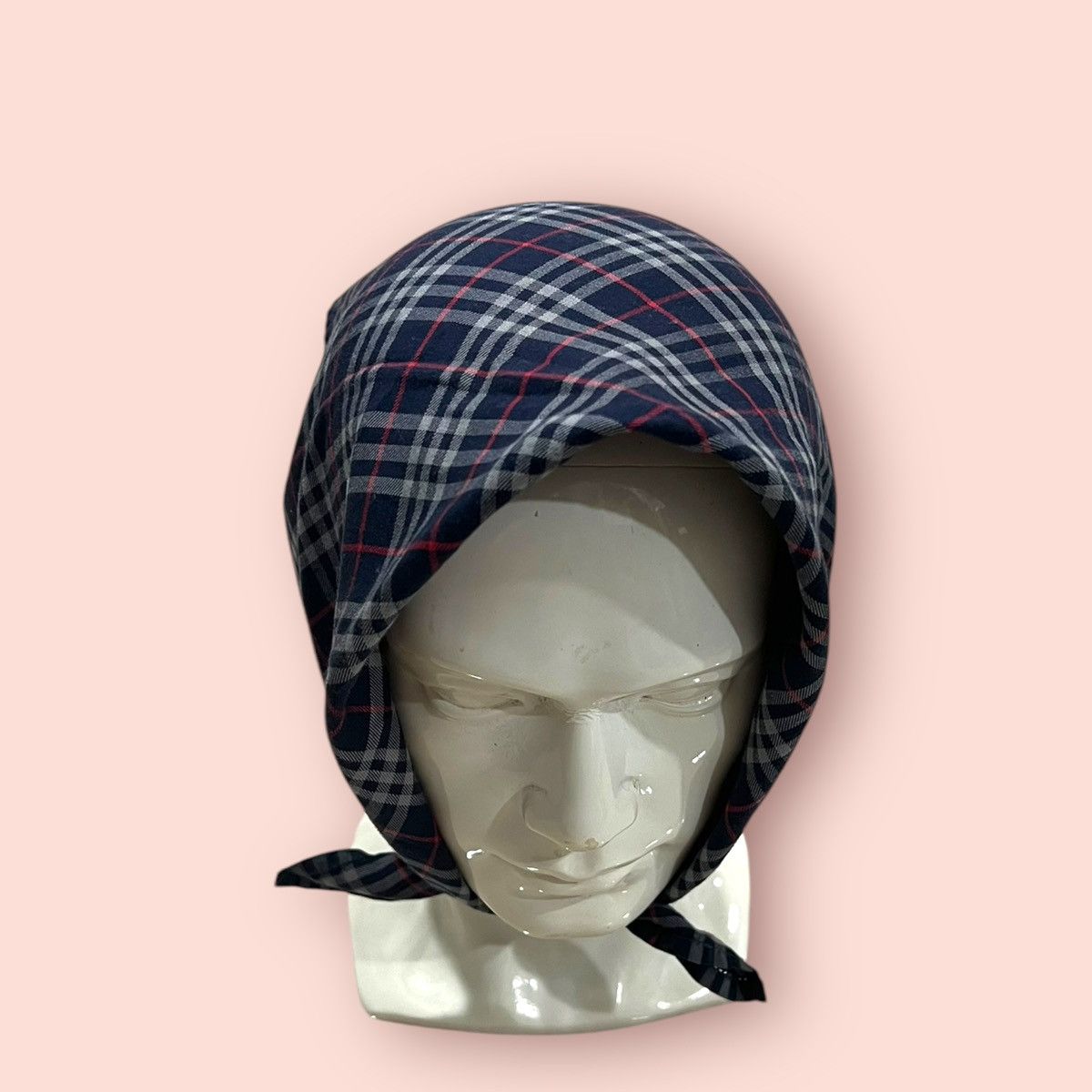 Burberry × Designer ICONIC BURBERRY BLACK LABEL PLAID NOVA CHECK HANDKERCHIEF Size ONE SIZE - 15 Thumbnail