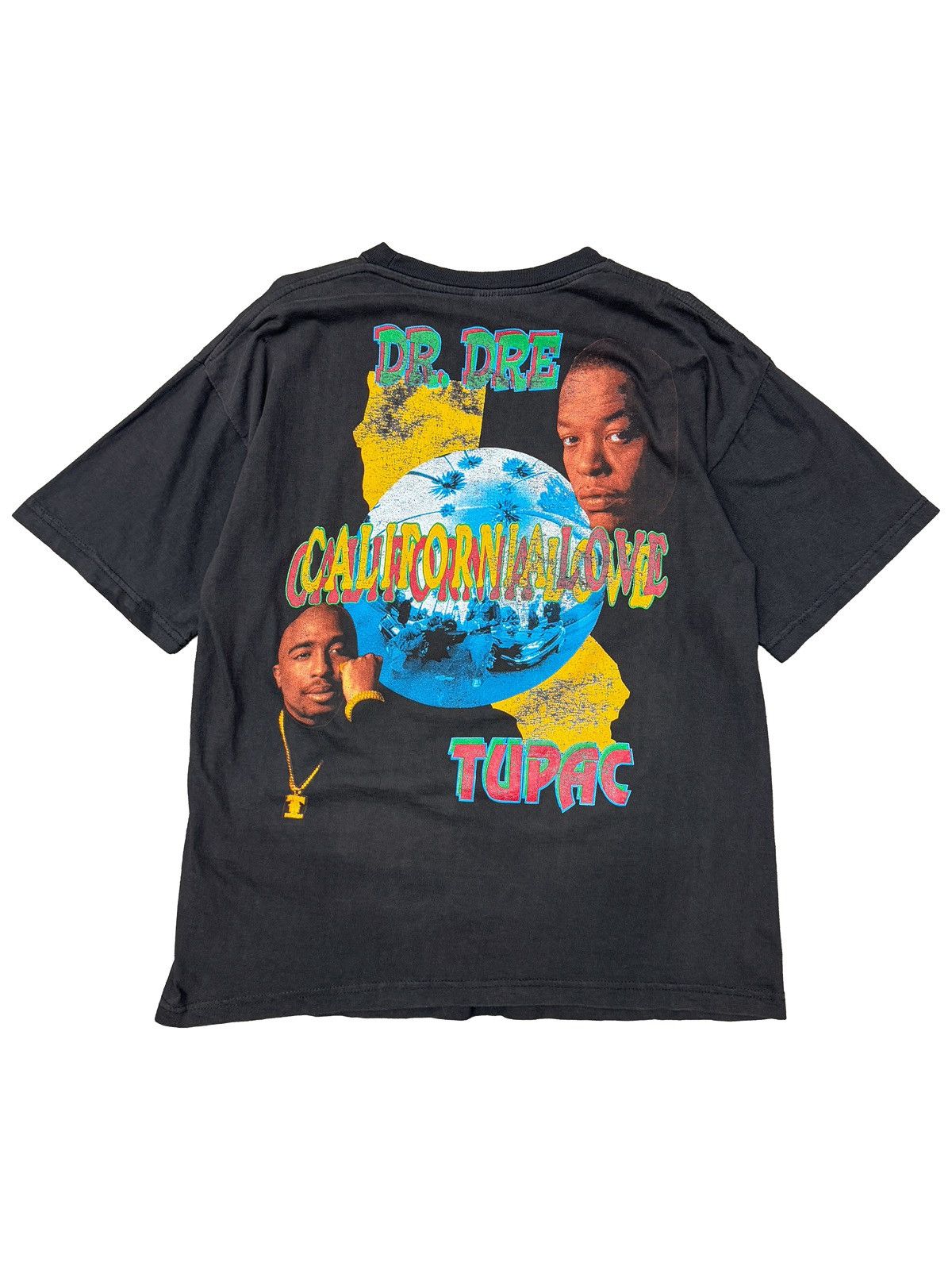 90s Tupac x Dr Dre “California Love” Rap T-Shirt