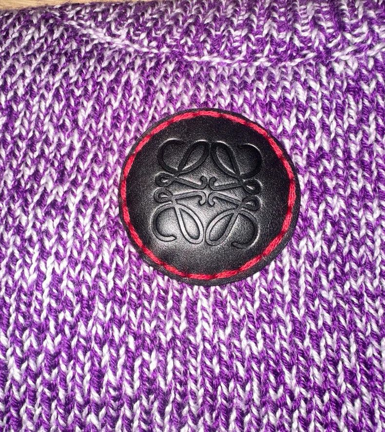 Loewe LOEWE The sweater was purple Size M / US 6-8 / IT 42-44 - 2 Thumbnail