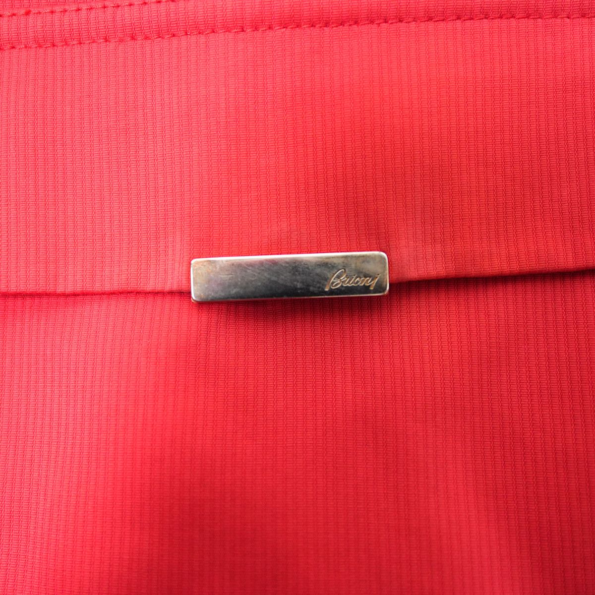 Brioni BRIONI Stand Collar Blouson (Red) Size US S / EU 44-46 / 1 - 10 Thumbnail