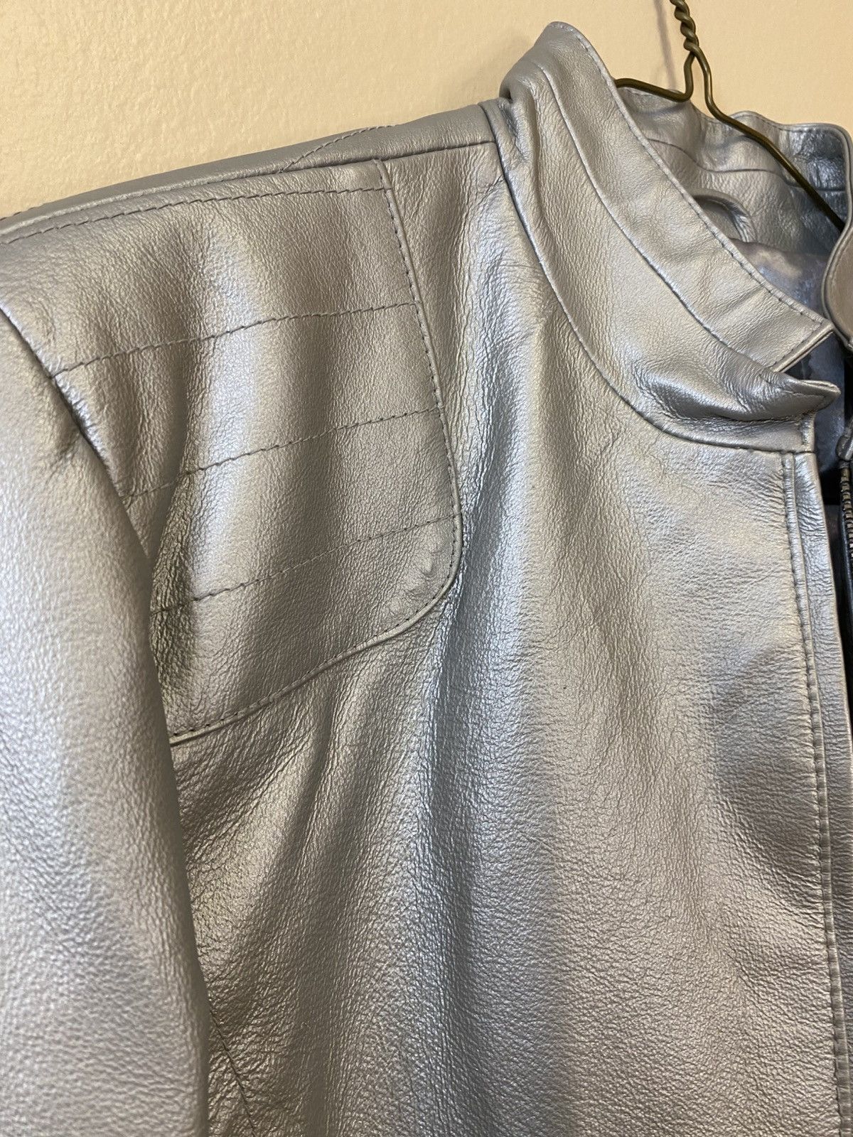 Other John Paul Richard Silver Moto Jacket Size L / US 10 / IT 46 - 9 Thumbnail