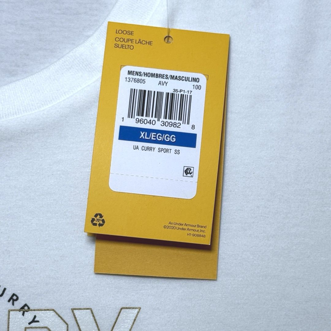 Under Armour Under Armour Curry Sport Men's SS White Size XL NWT NBA Size US XL / EU 56 / 4 - 7 Thumbnail