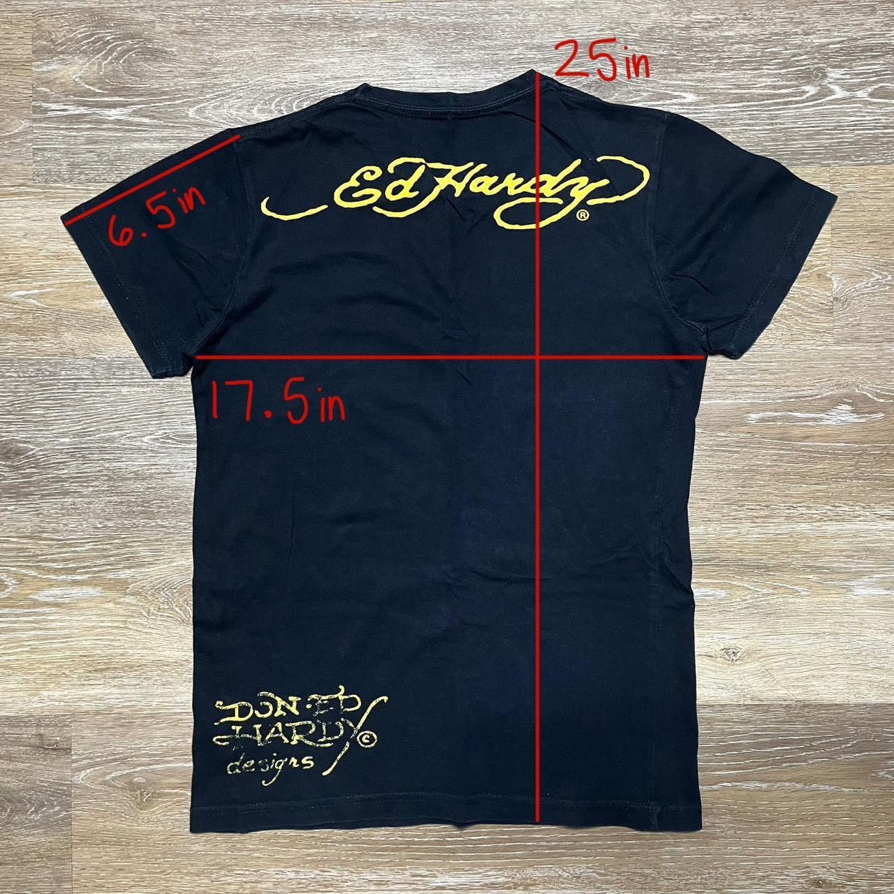 Ed Hardy × Vintage ed hardy love kills slowly skull tattoo tee Size US M / EU 48-50 / 2 - 2 Thumbnail