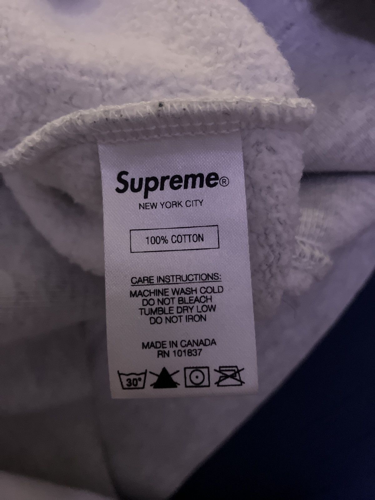 Supreme Supreme Stop Crying White Hoodie Size US XL / EU 56 / 4 - 4 Thumbnail