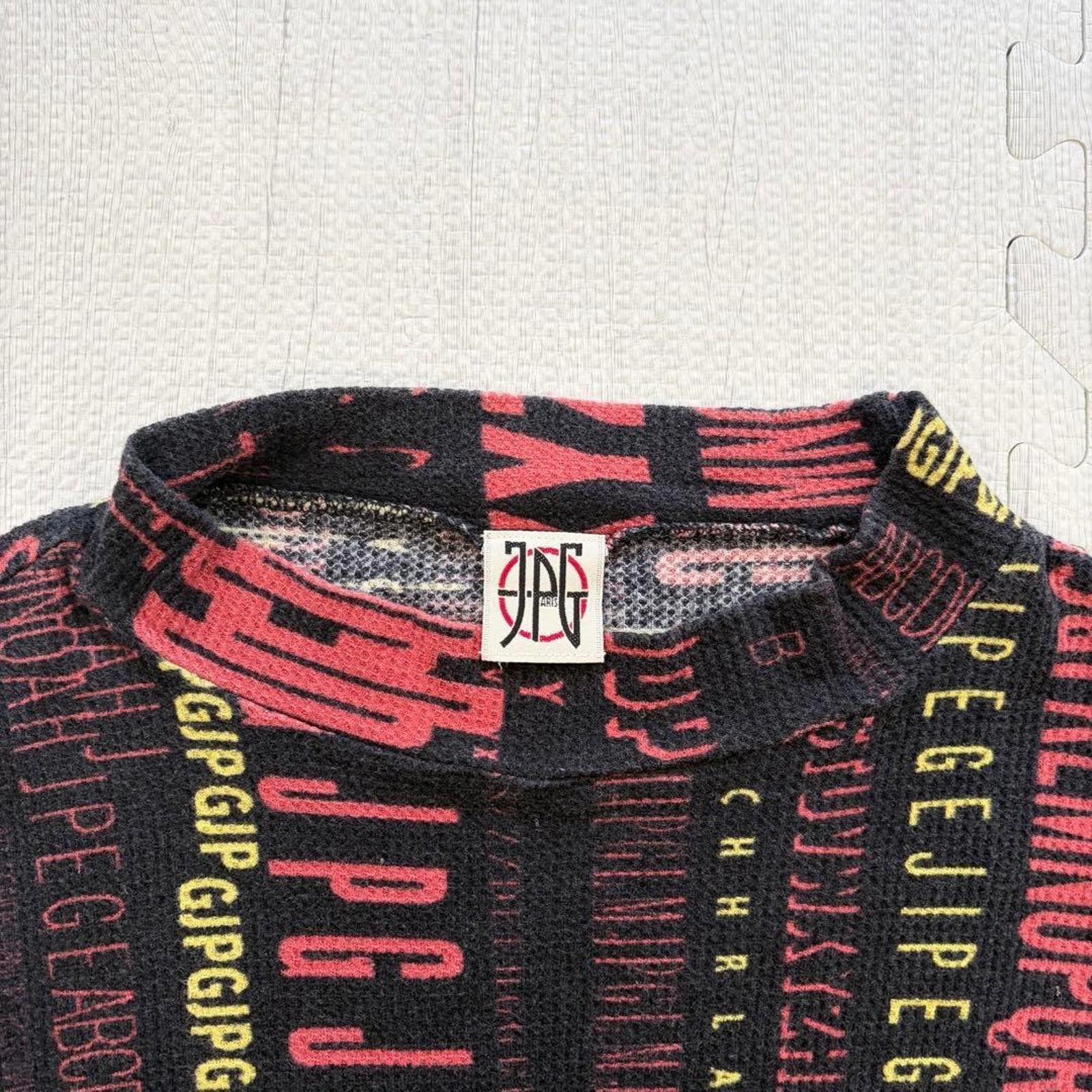 Gap Jean Paul Gaultier - Long Sleeve Alphabet Print Top Size M / US 6-8 / IT 42-44 - 4 Thumbnail