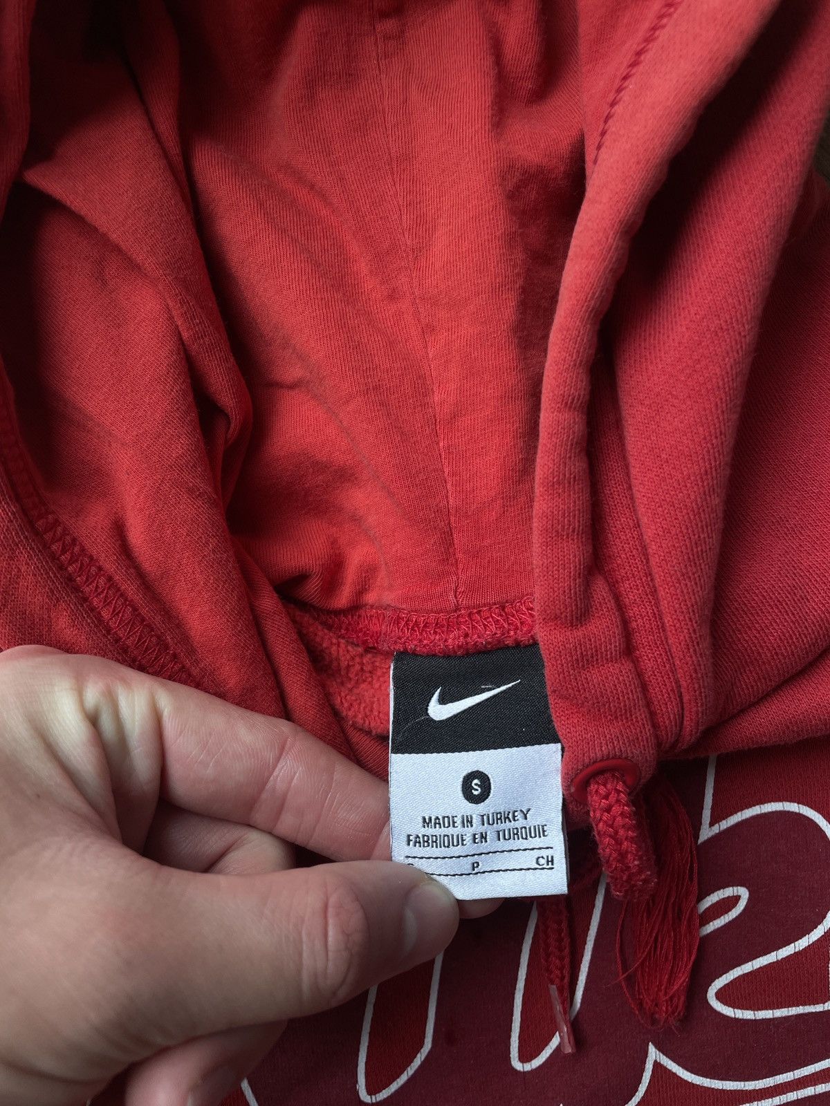 Vintage Nike Vintage Hoodie Big Logo Japanese Avant Garde Big Logo Size US S / EU 44-46 / 1 - 10 Thumbnail
